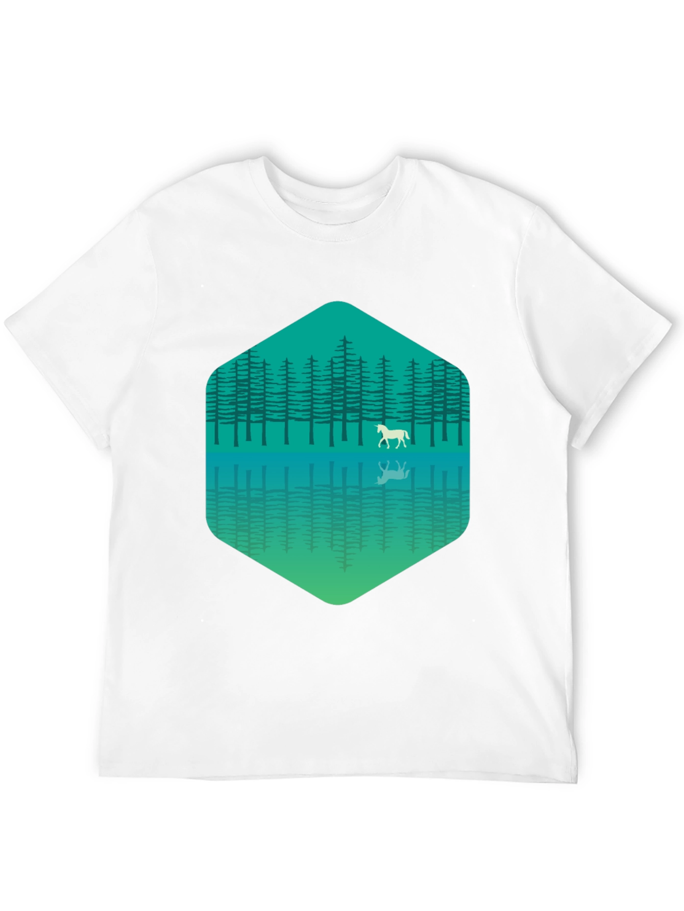 Nature Lake Horse Graphic Tee