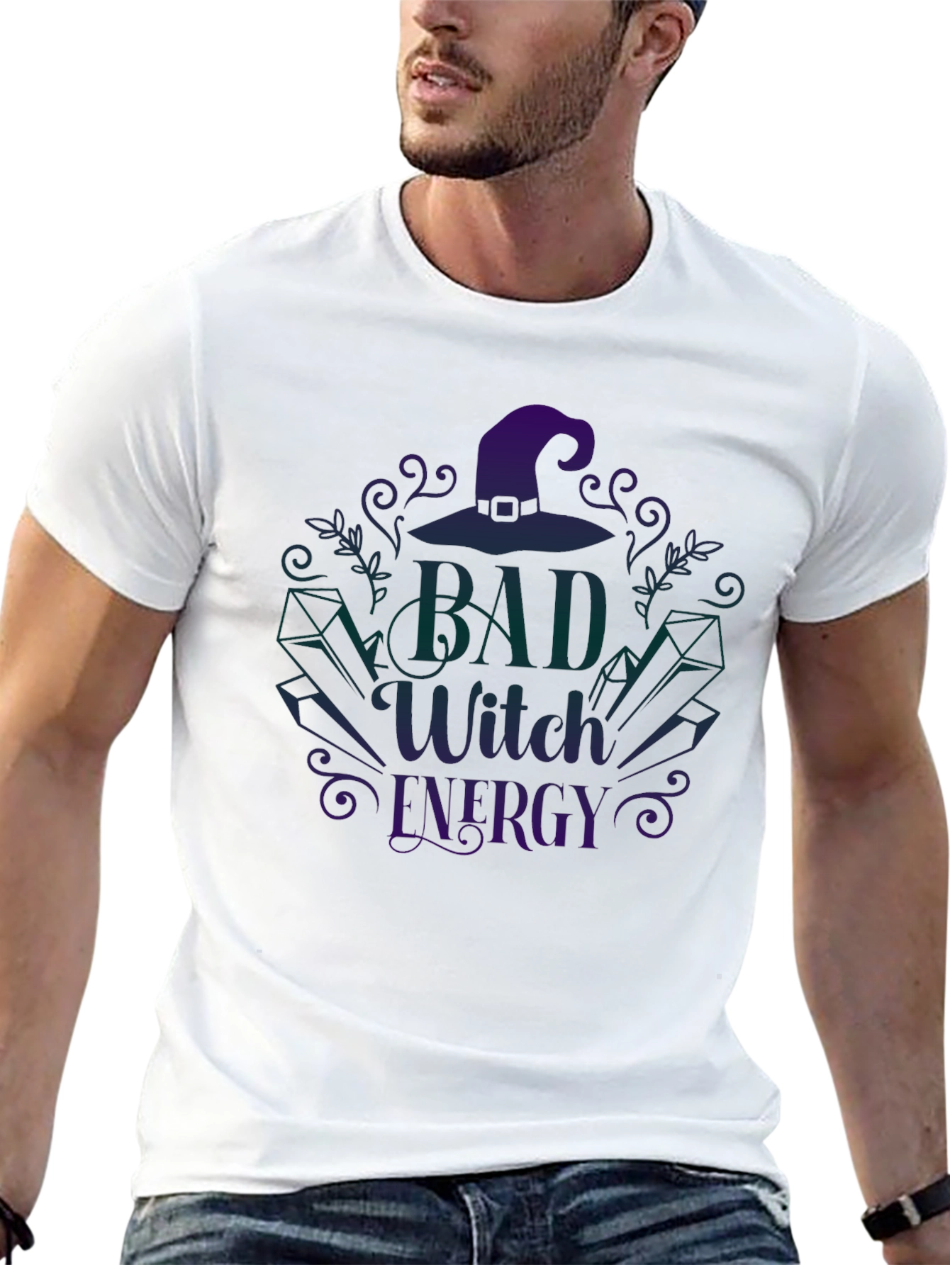 Bad Witch Energy T-Shirt - Halloween Graphic Tee