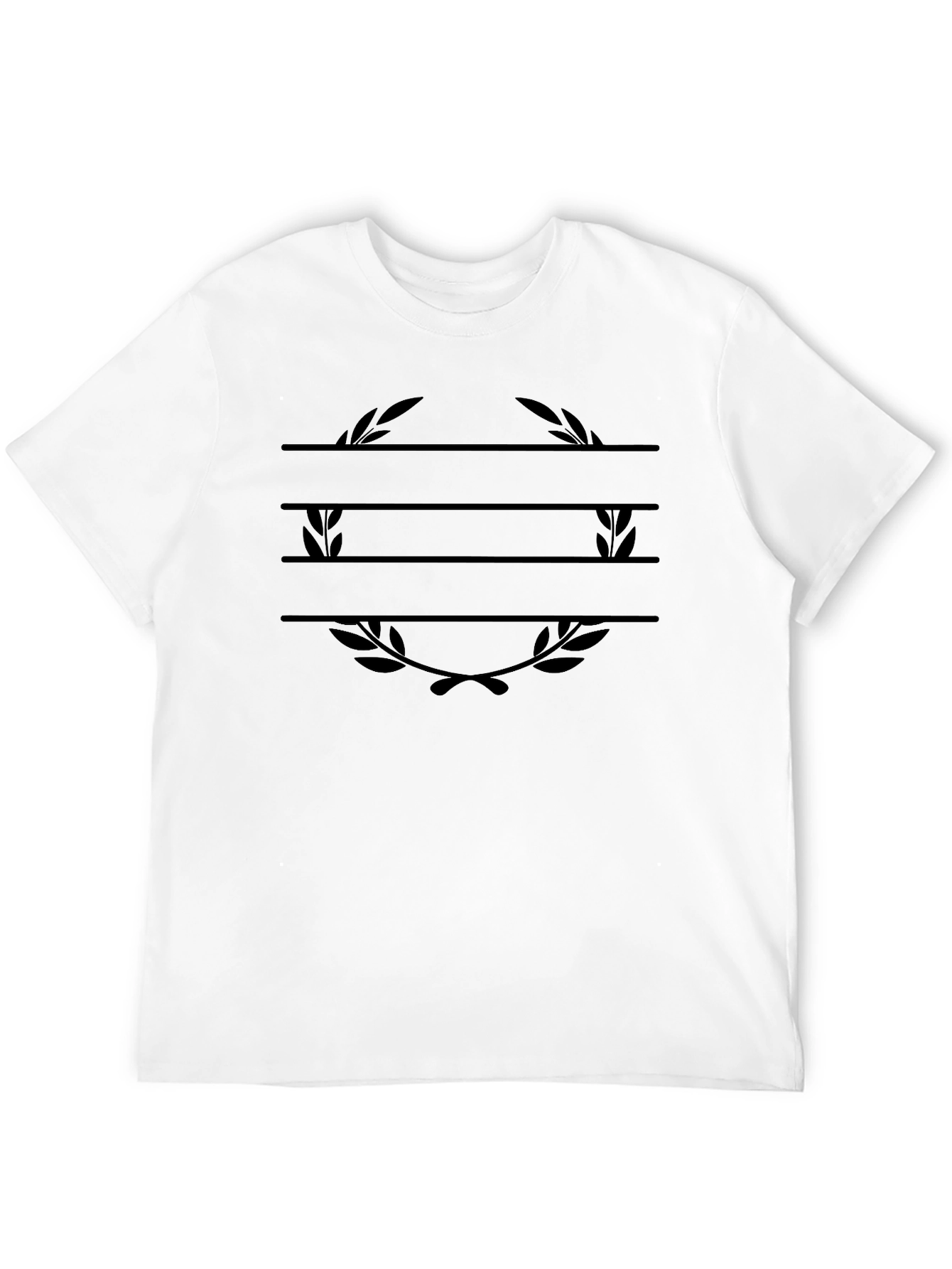 Personalized Laurel Wreath T-Shirt