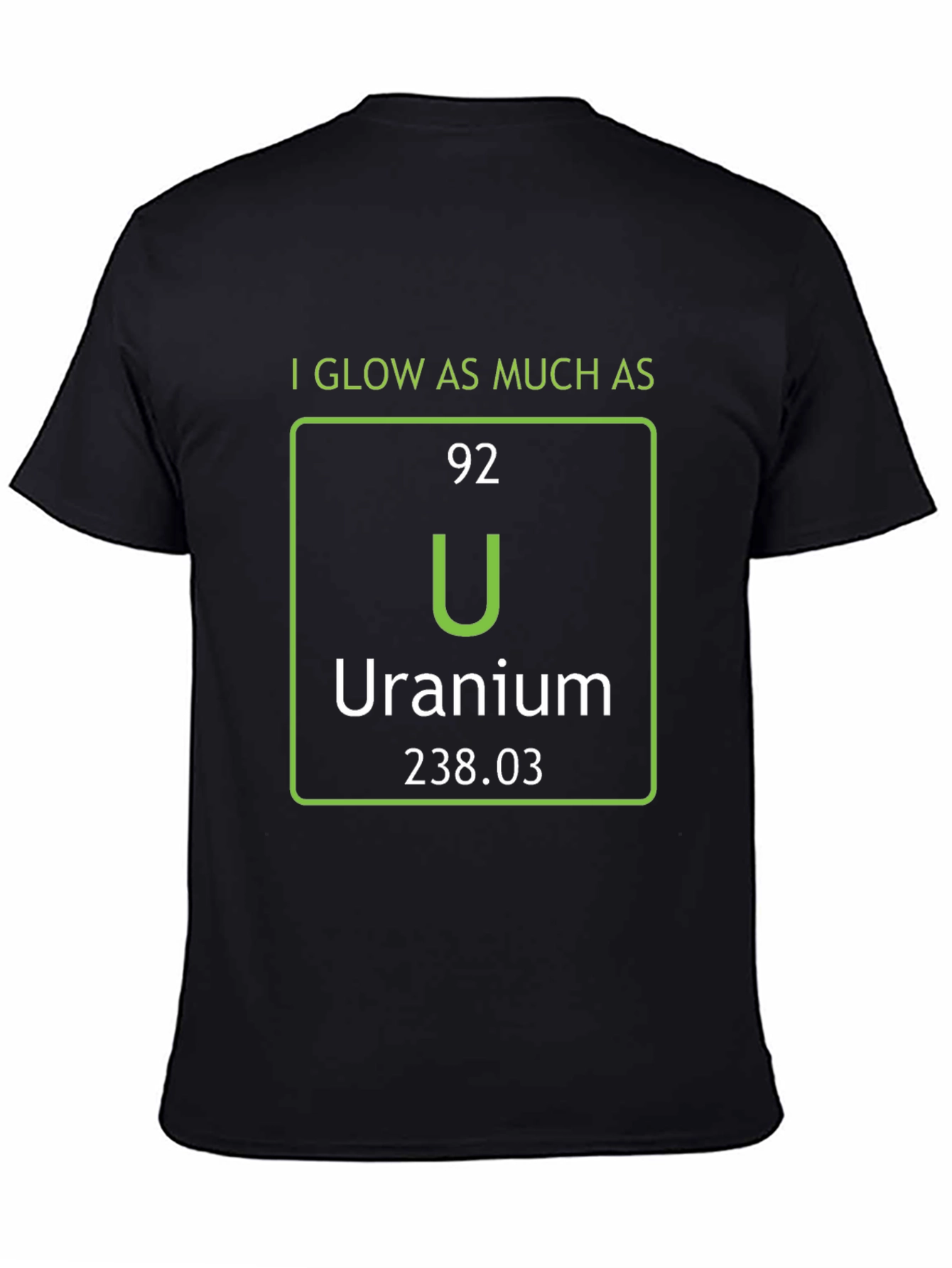 Uranium Periodic Table Glow T-Shirt