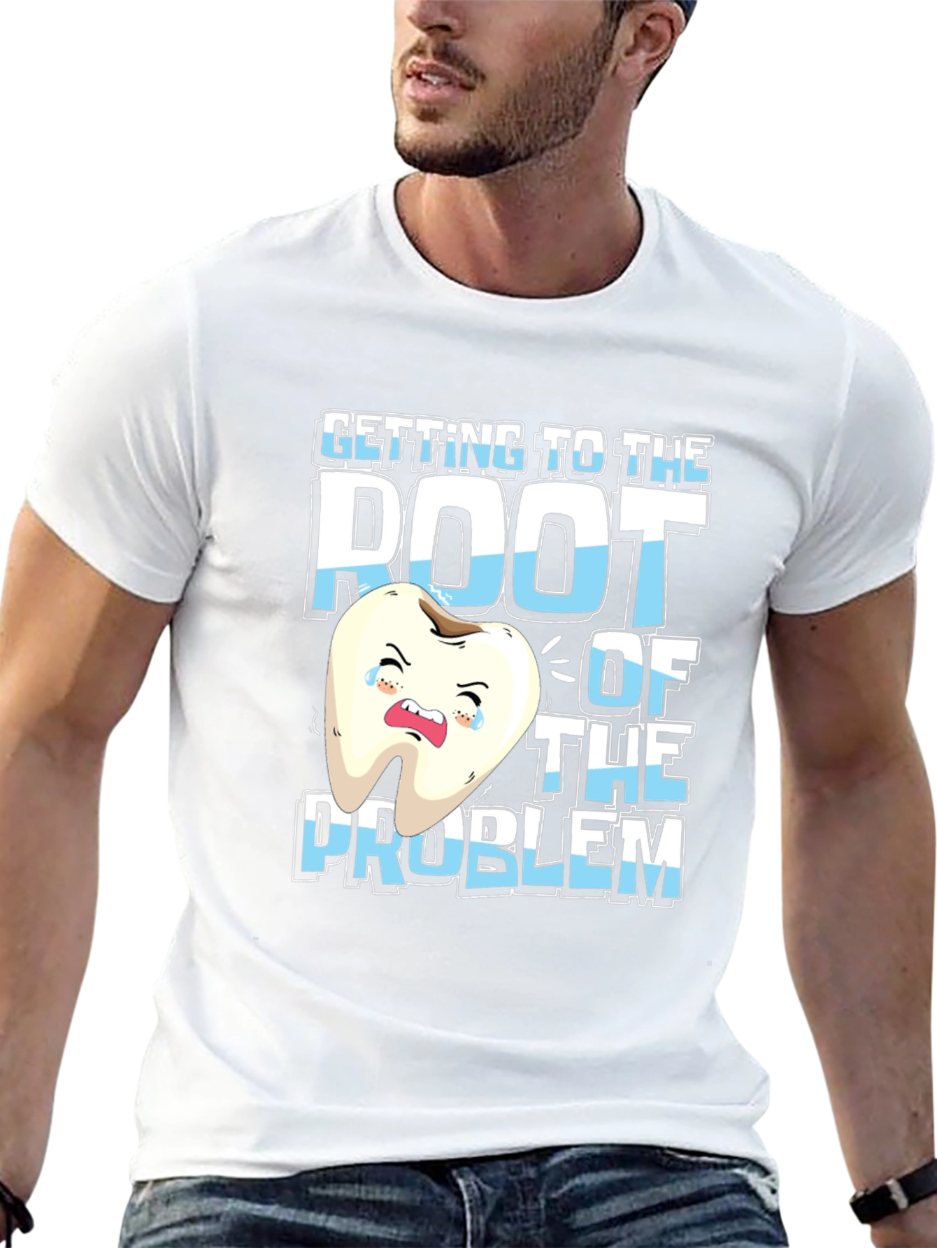 Root of the Problem Funny Dentist T-Shirt