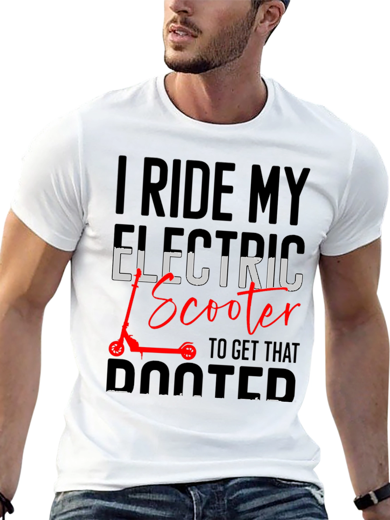 Electric Scooter Rider Graphic Tee