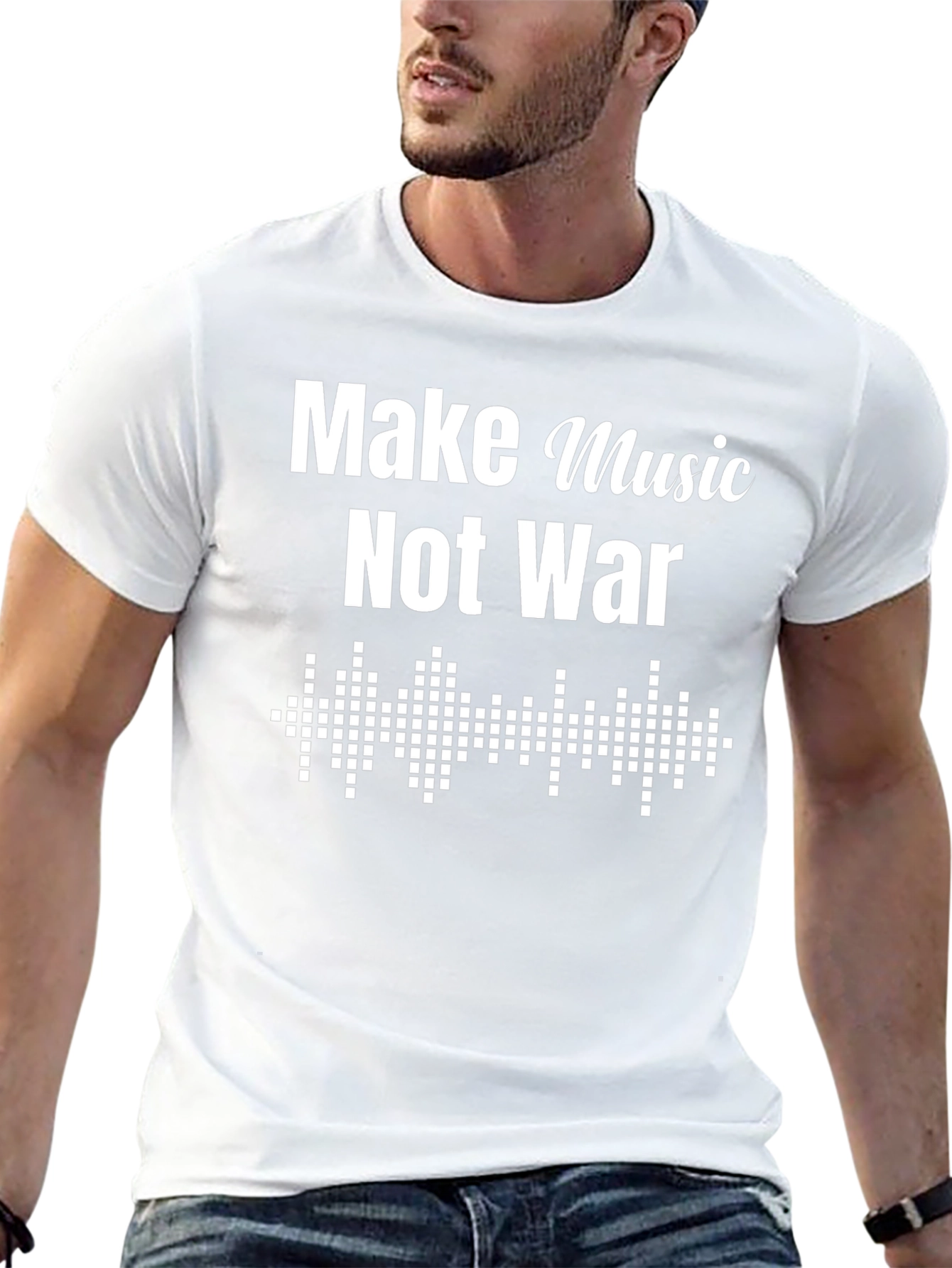 Make Music Not War Graphic Tee