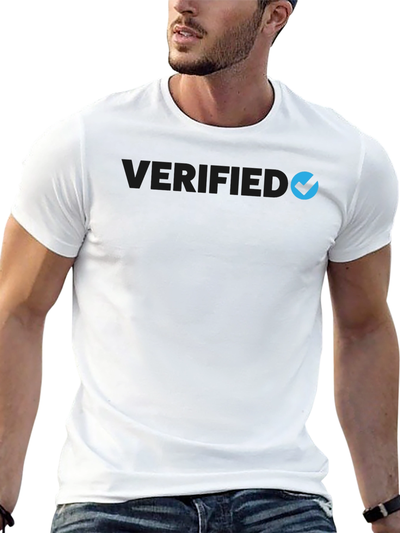 Verified Black T-Shirt - Stylish Mens Fashion