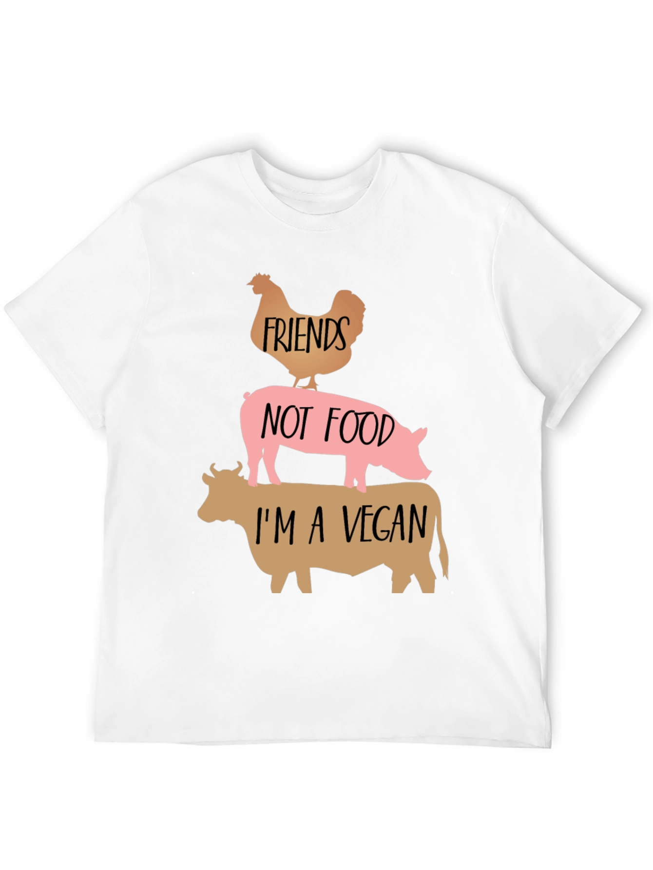 Vegan Friends Not Food T-Shirt