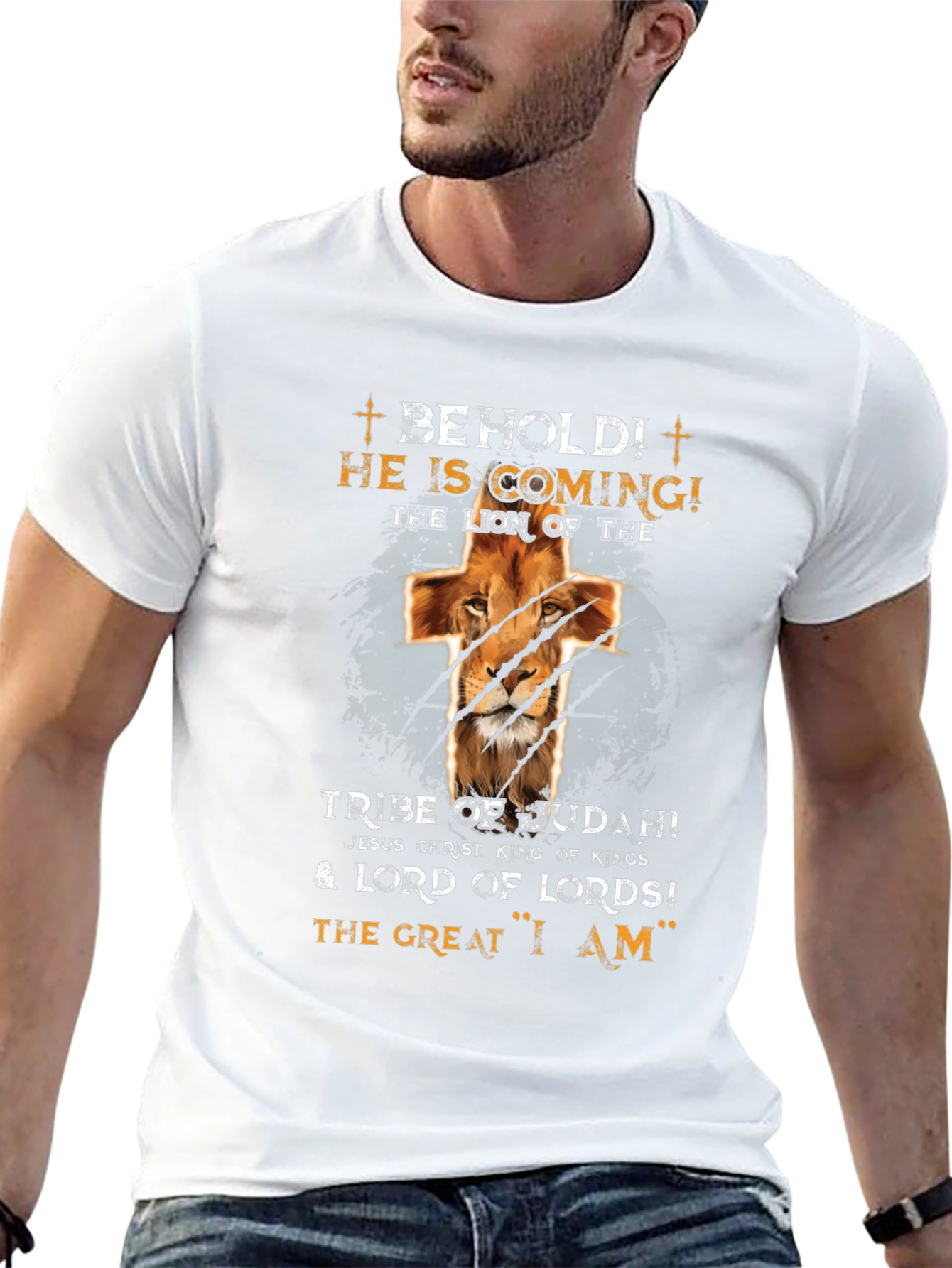 Behold! He Is Coming! Lion of Judah Graphic T-Shirt