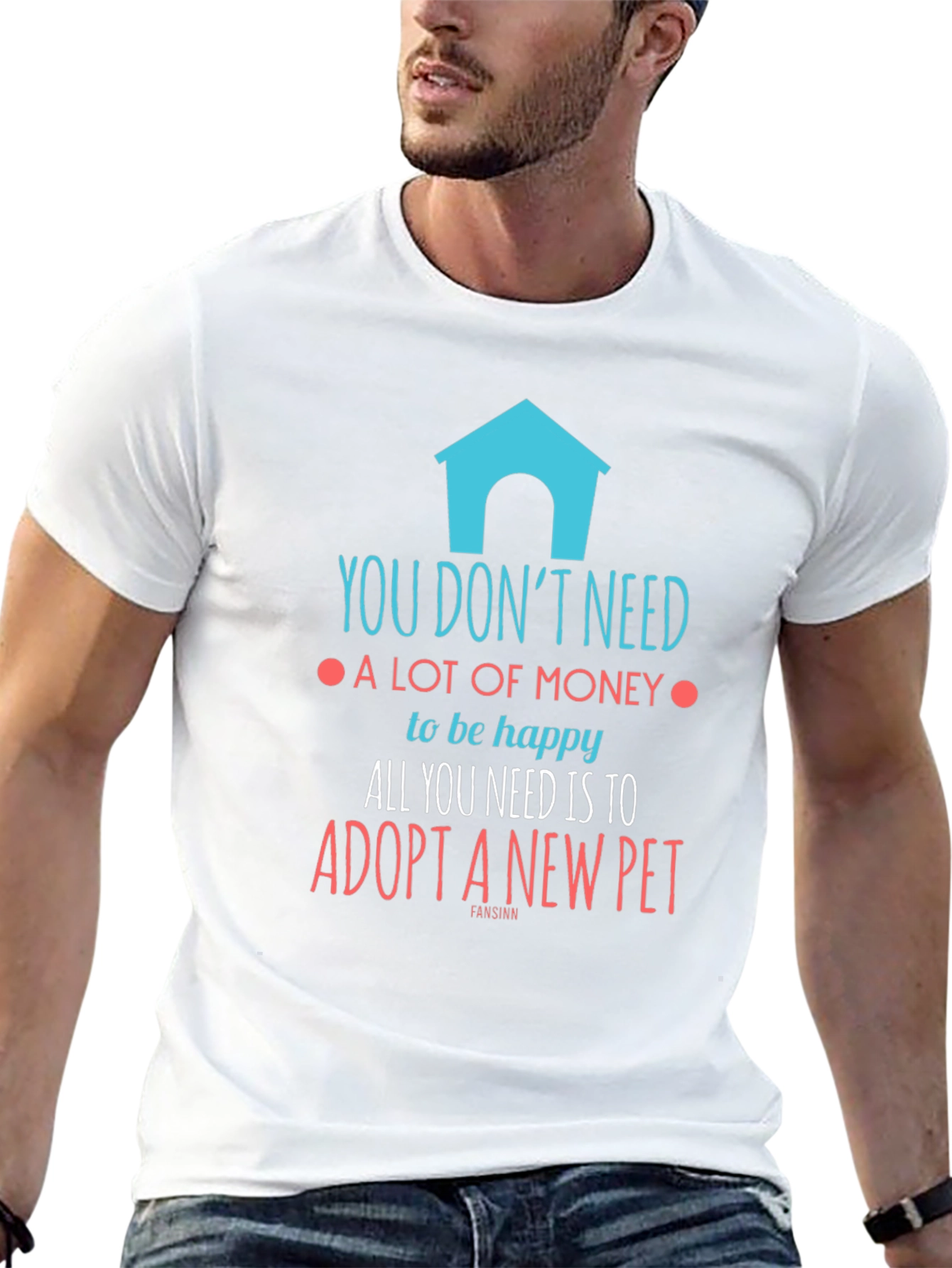 Adopt A Pet T-Shirt - Happy Life