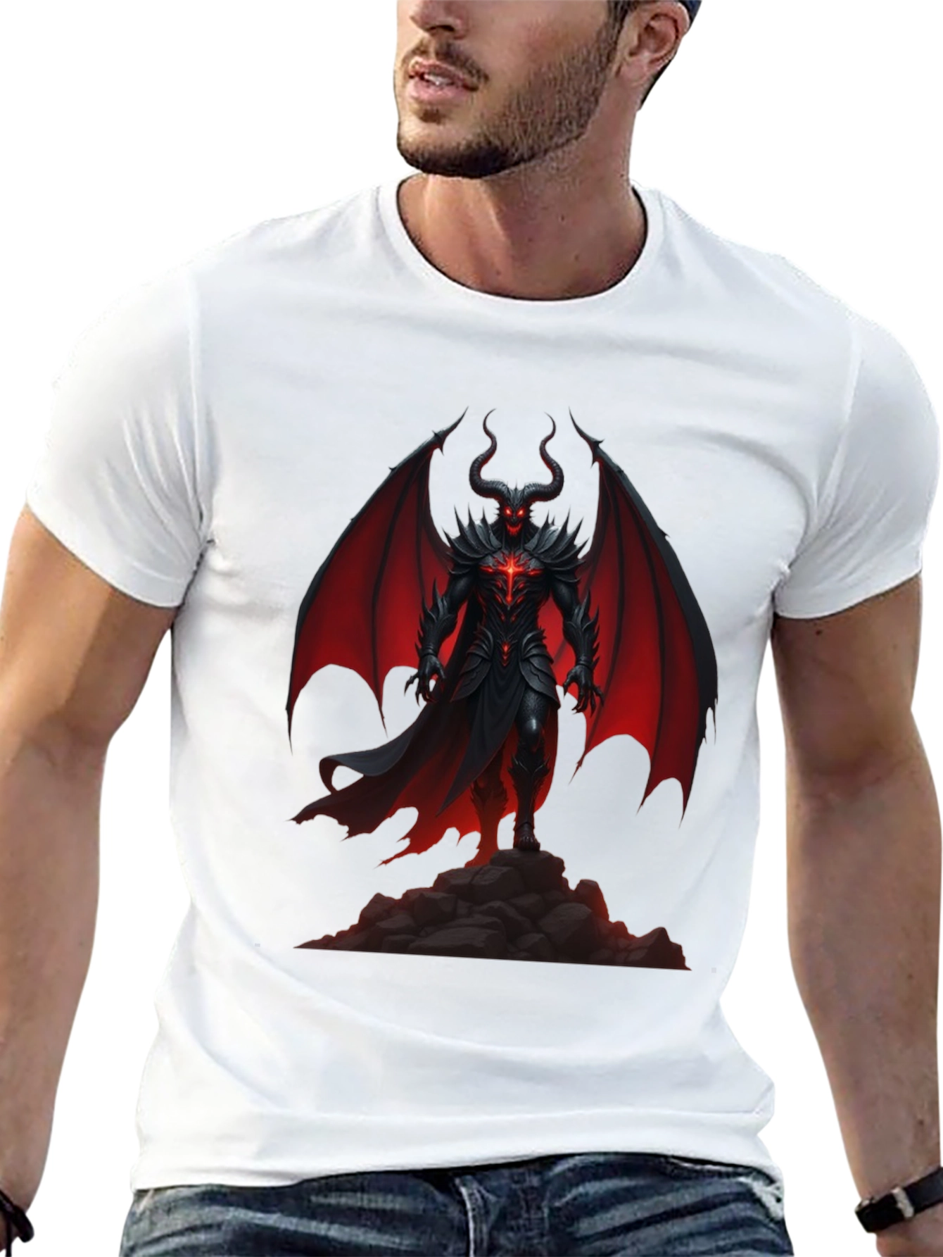 Devil King T-Shirt - Dark Fantasy Graphic Tee