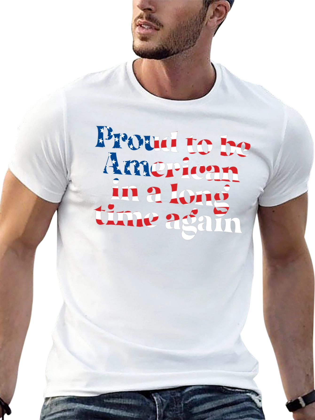 Proud American Patriotic Graphic Tee