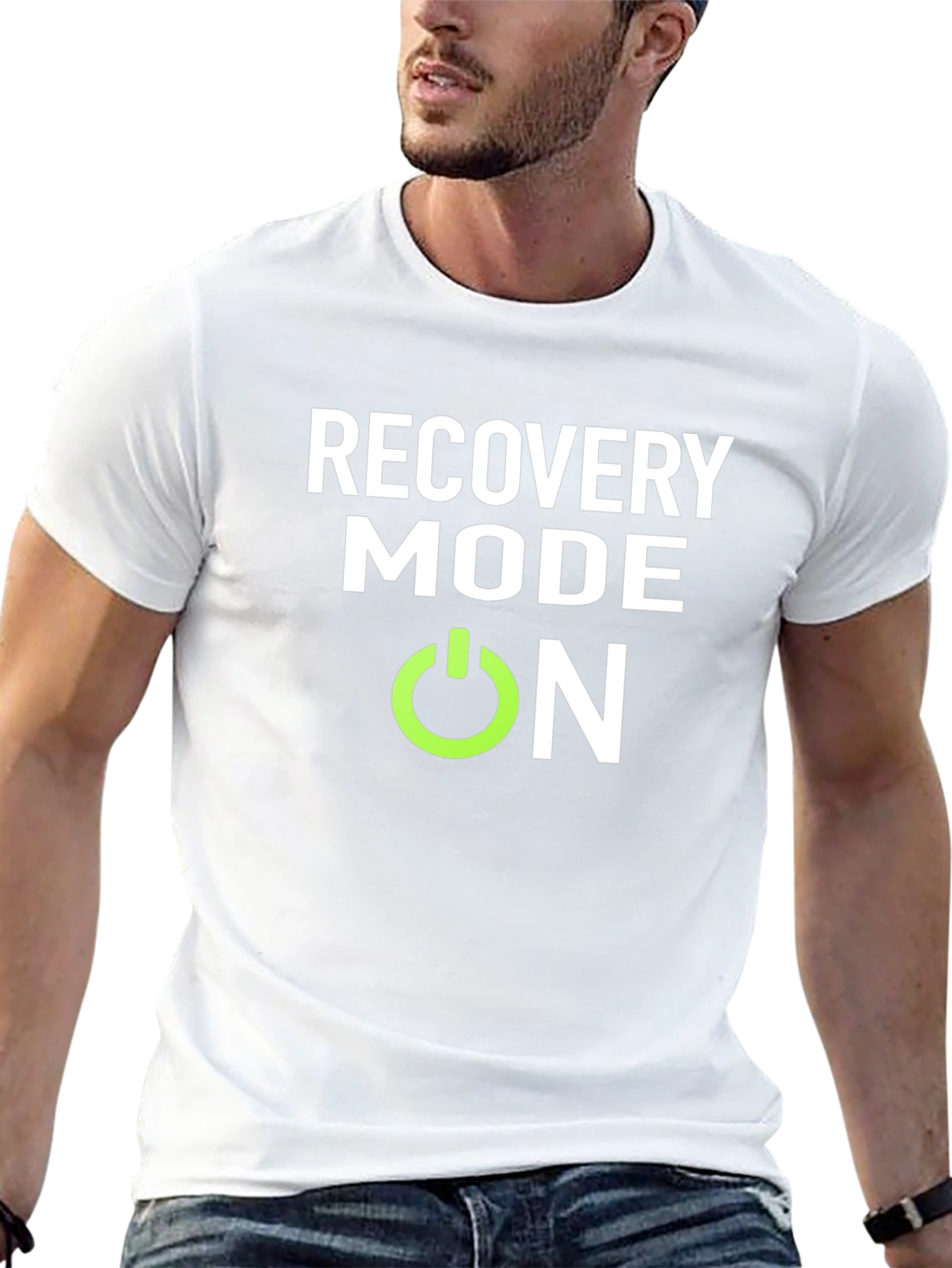 Recovery Mode On Black T-Shirt