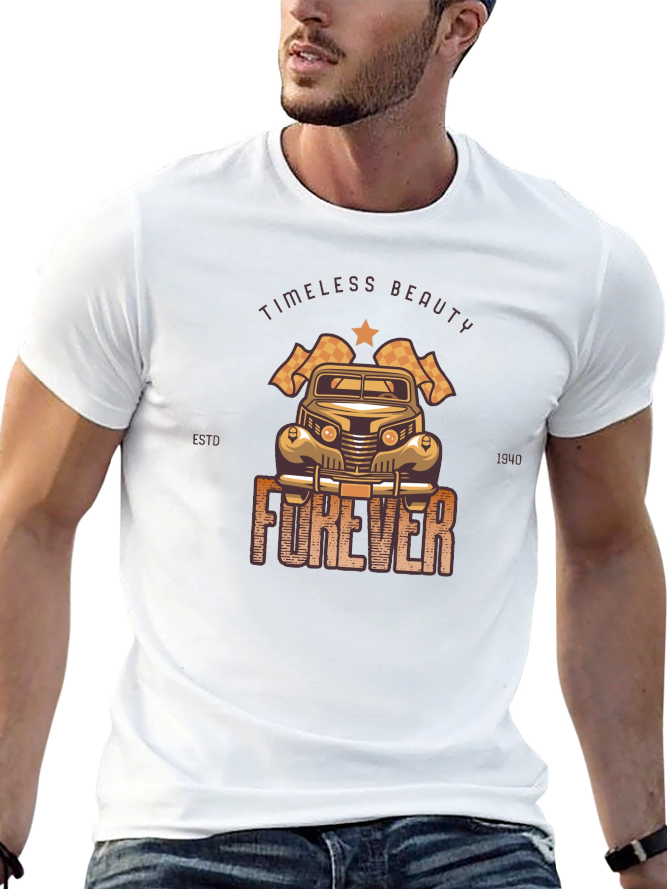 Timeless Beauty Classic Car T-Shirt