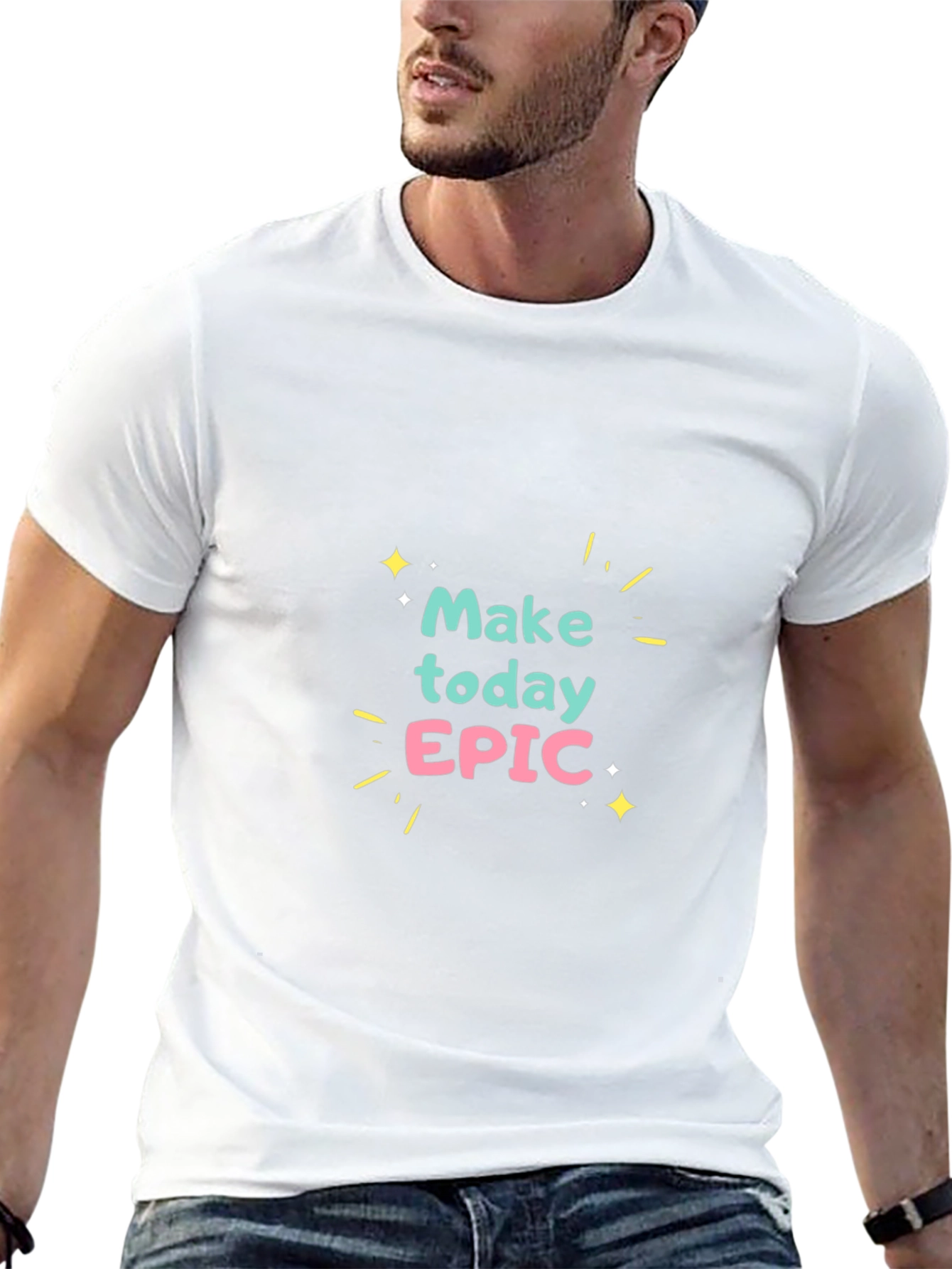 Make Today Epic Black Graphic Tee