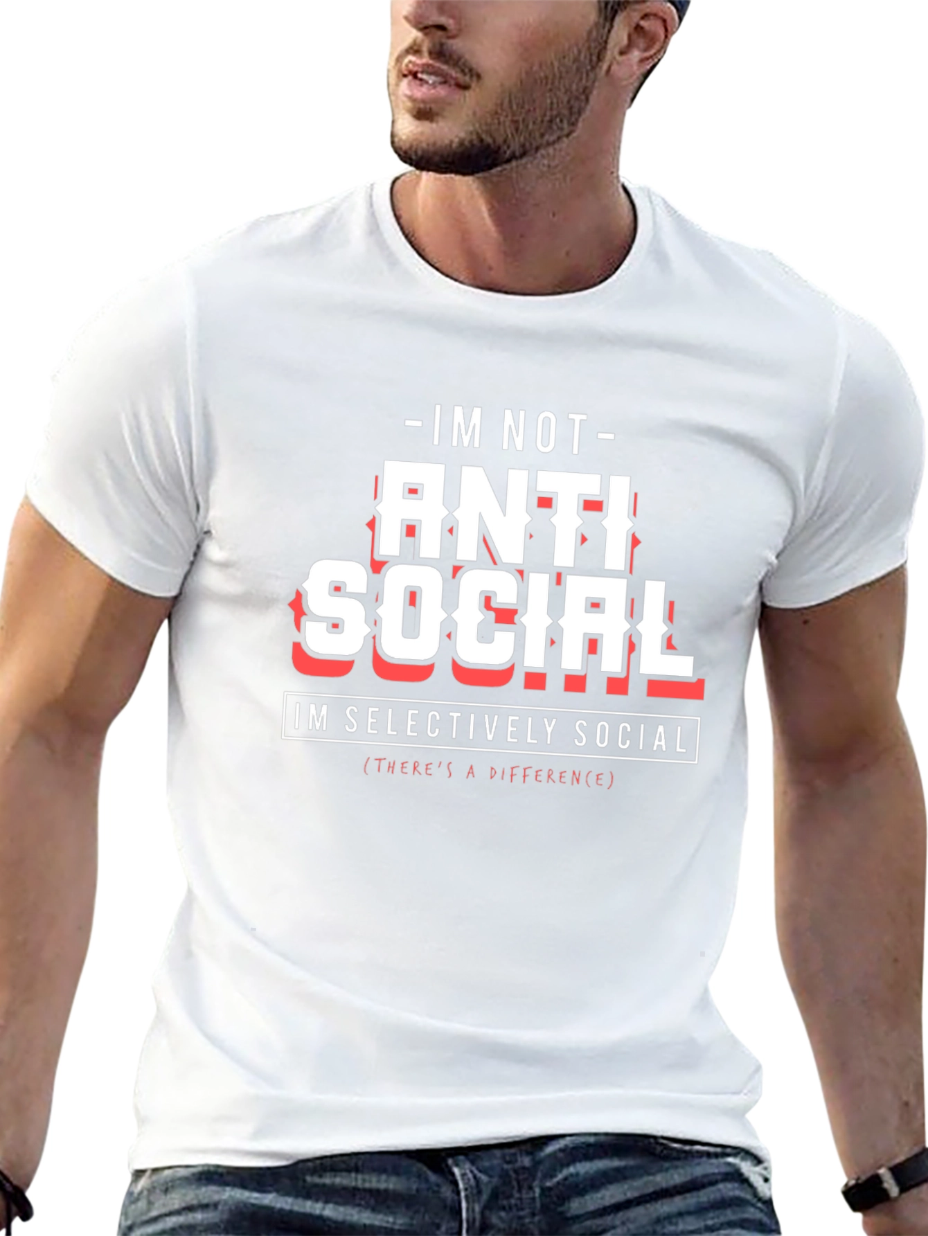Anti Social? Mens Graphic T-Shirt