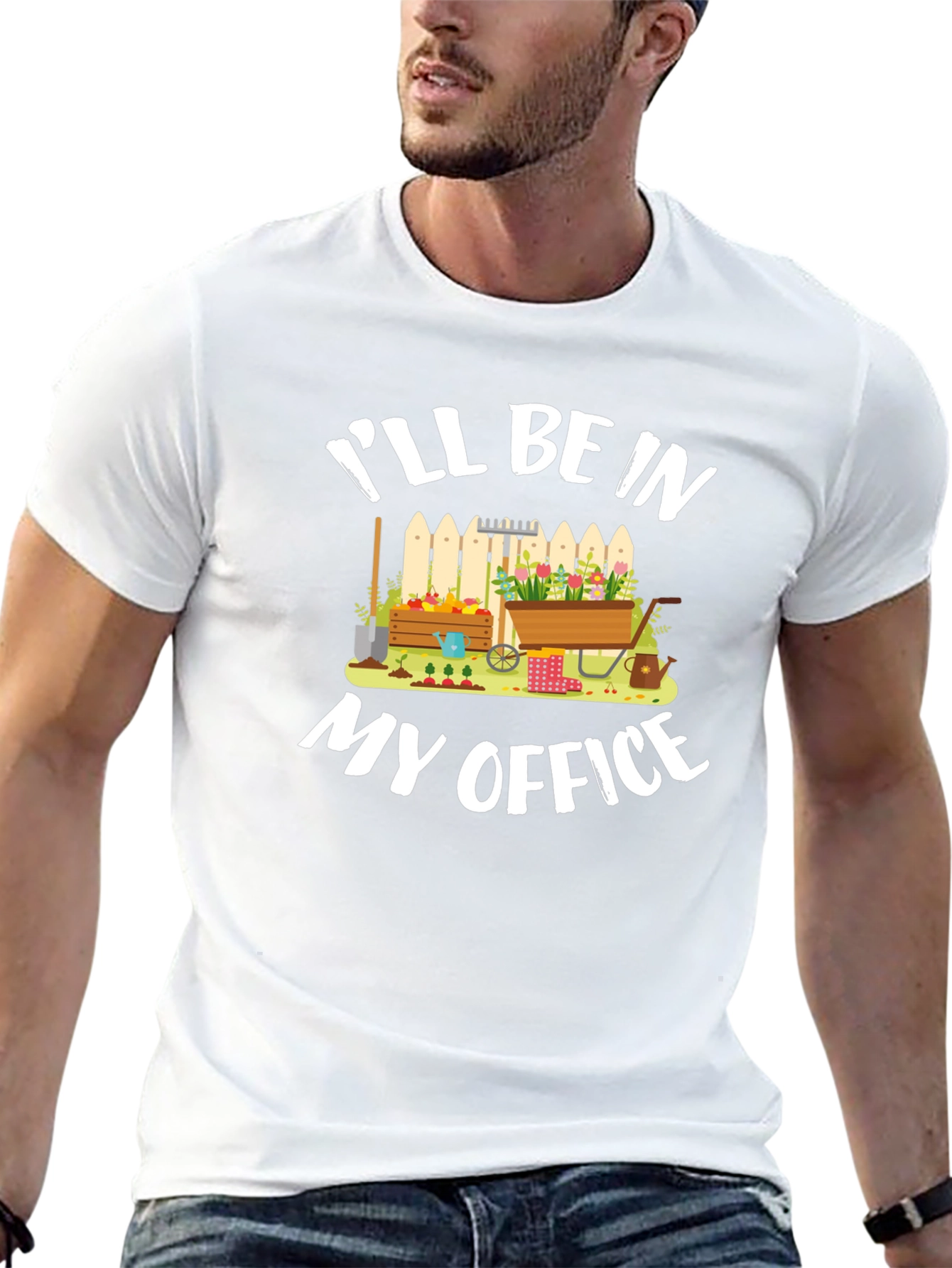 Gardener T-Shirt: Ill Be In My Office
