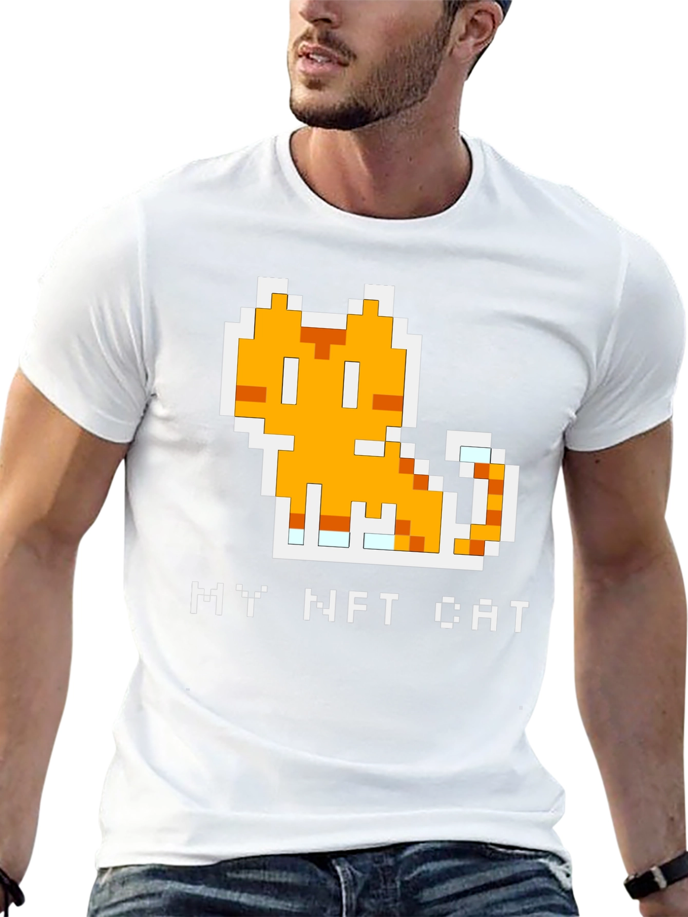 My NFT Cat T-Shirt: Pixel Art Kitten Tee