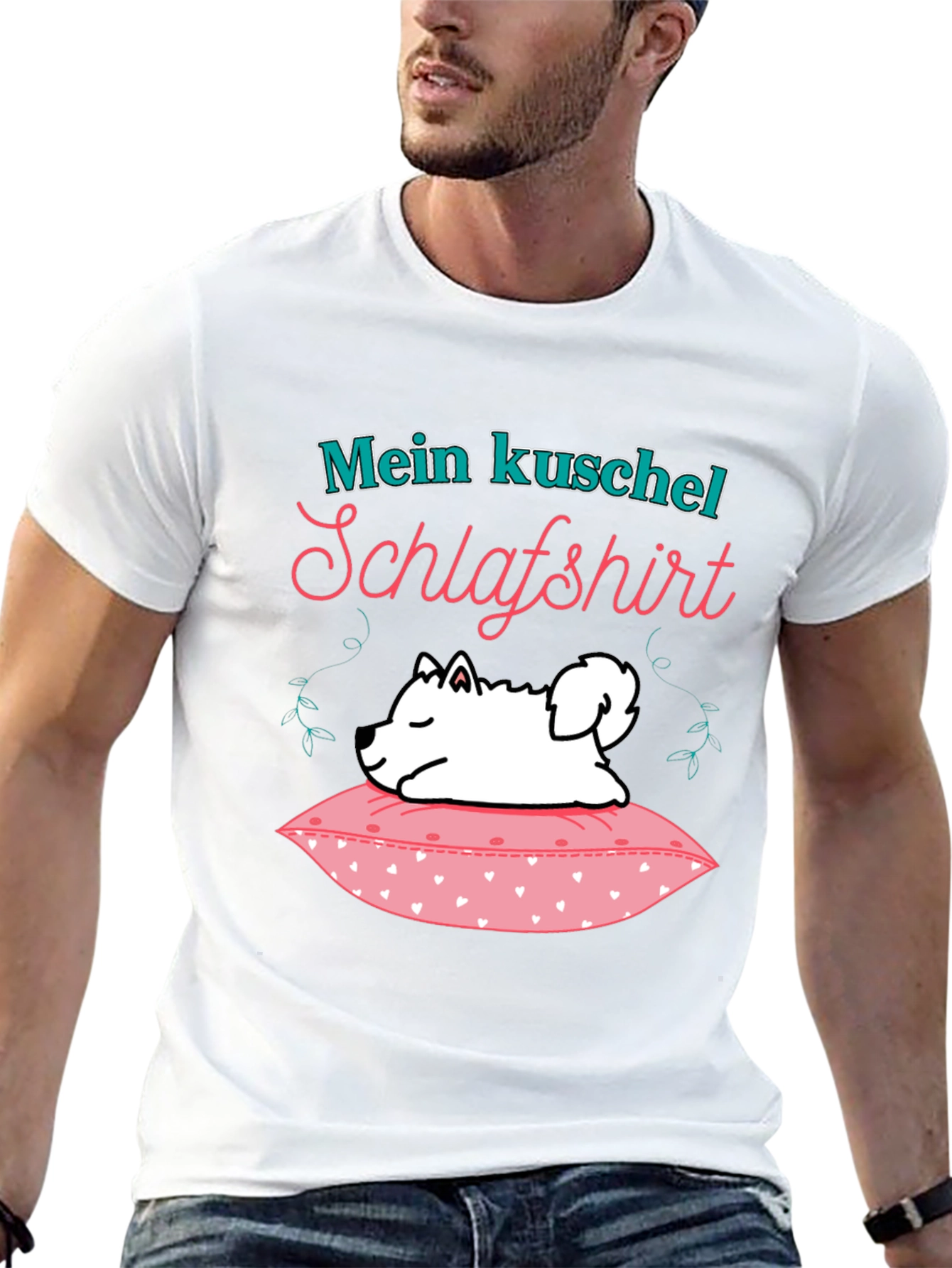 Cute Dog Mein Kuschel Schlafshirt Graphic T-Shirt