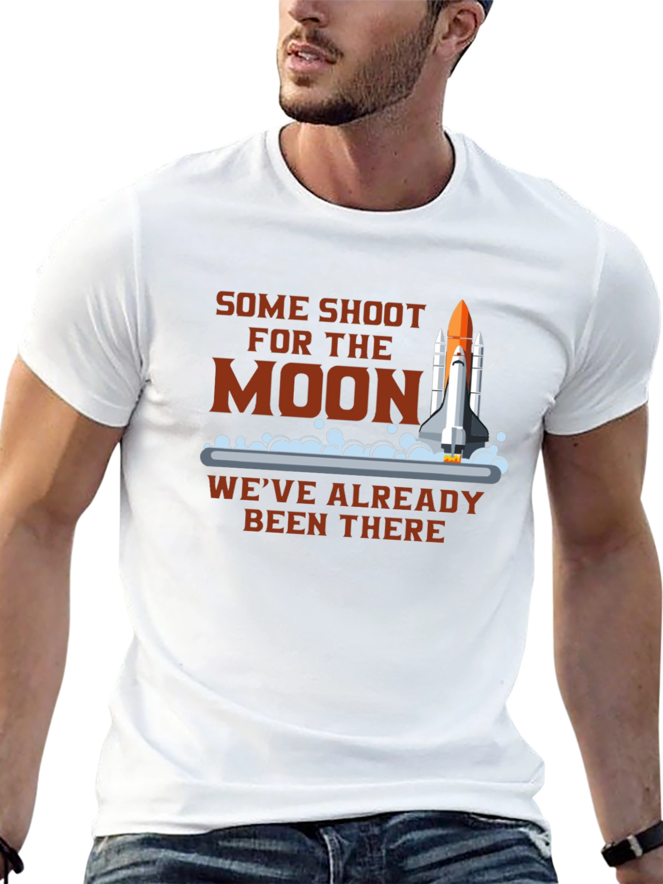 Some Shoot for the Moon Graphic Tee