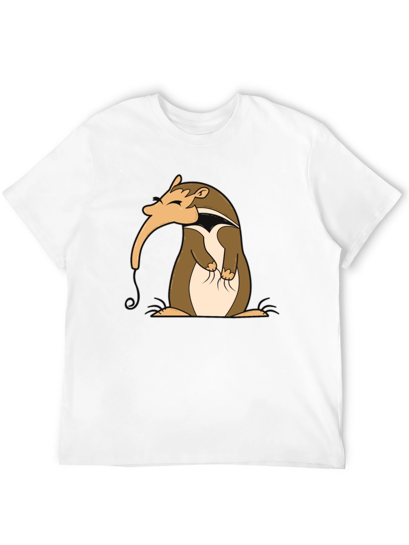 Cartoon Anteater Graphic Tee - Stylish & Unique Design