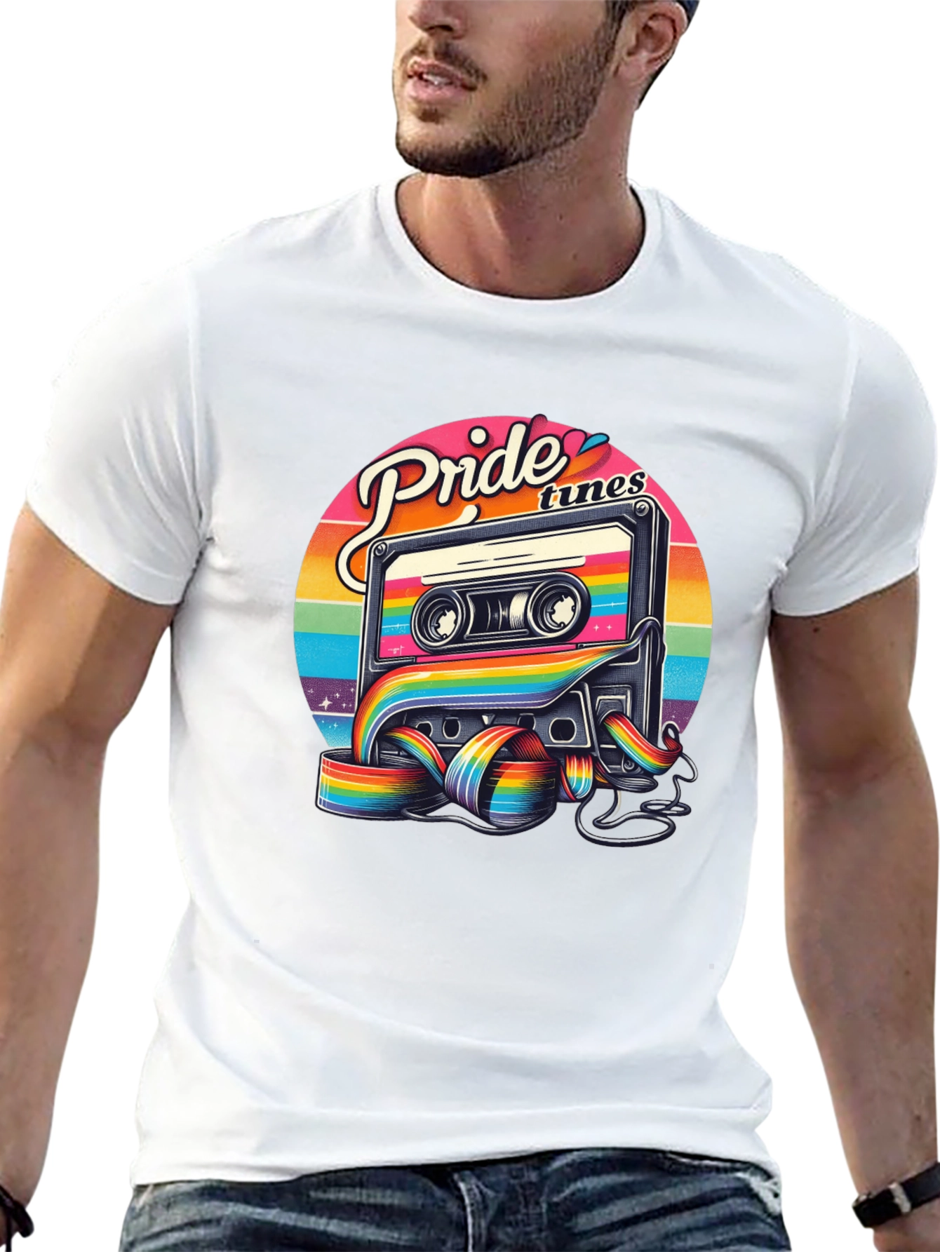 Pride Tunes Cassette Graphic Tee