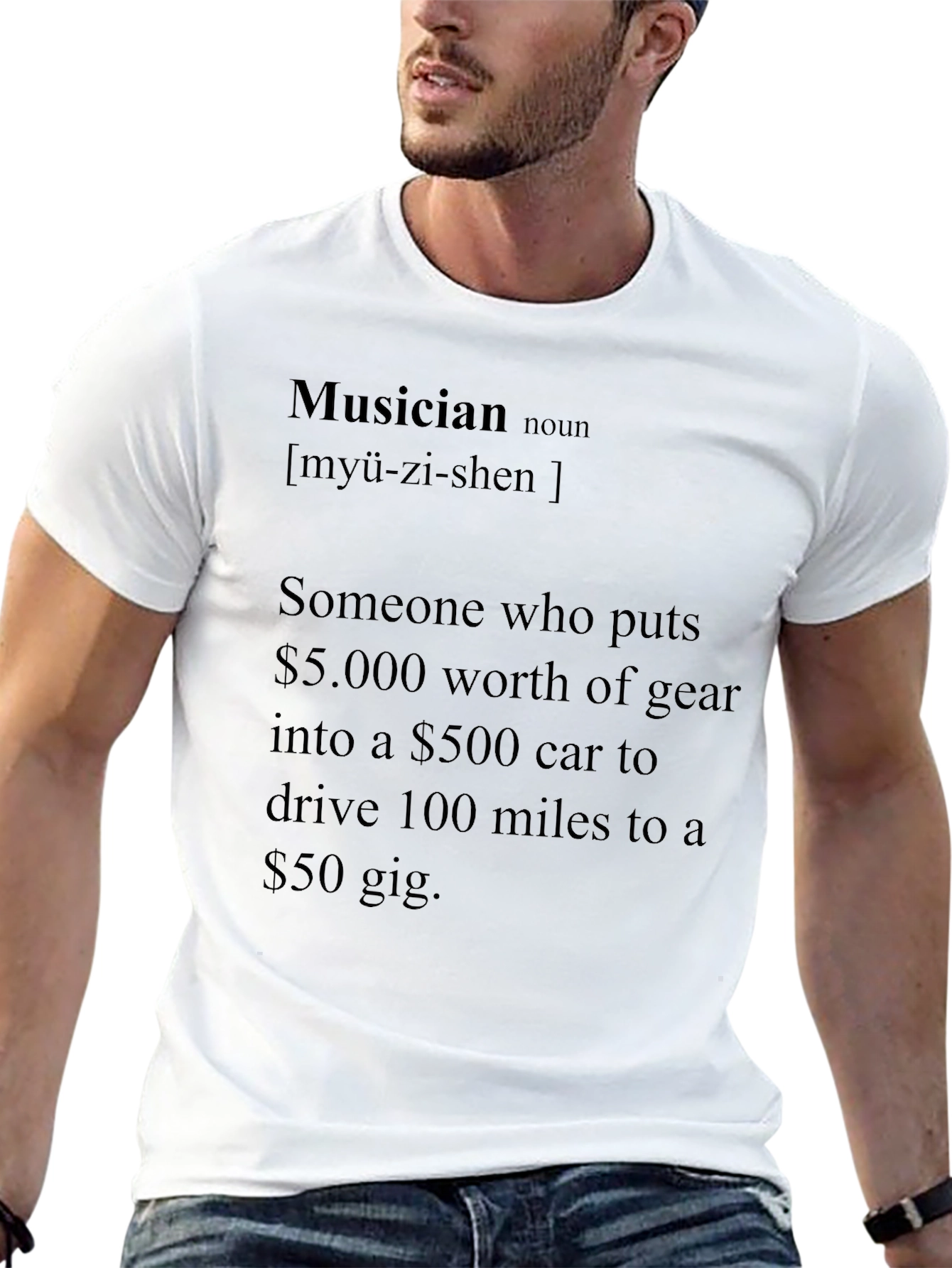 Musician Definition T-Shirt - Funny Musician Gift