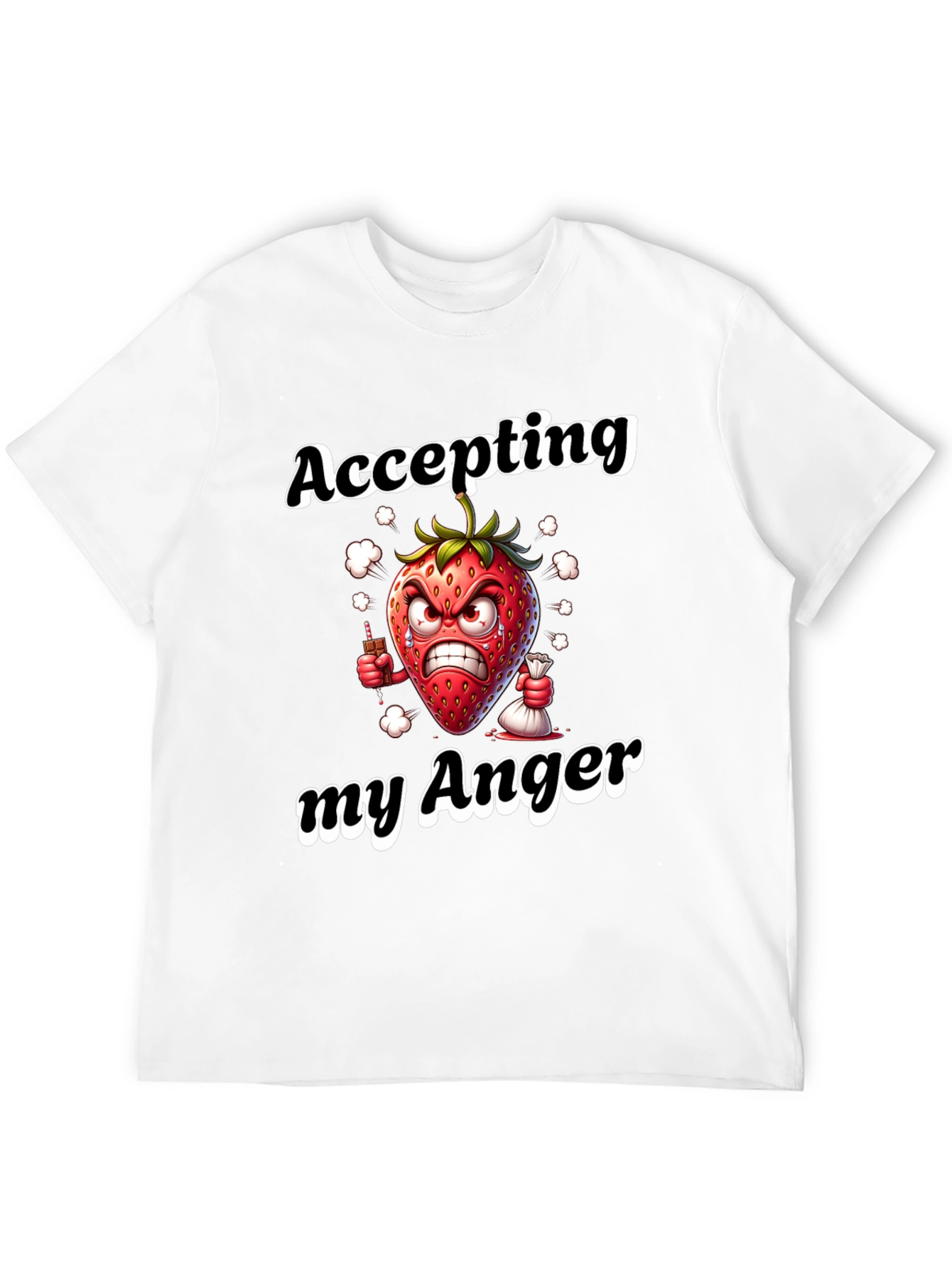 Accepting My Anger Black T-Shirt