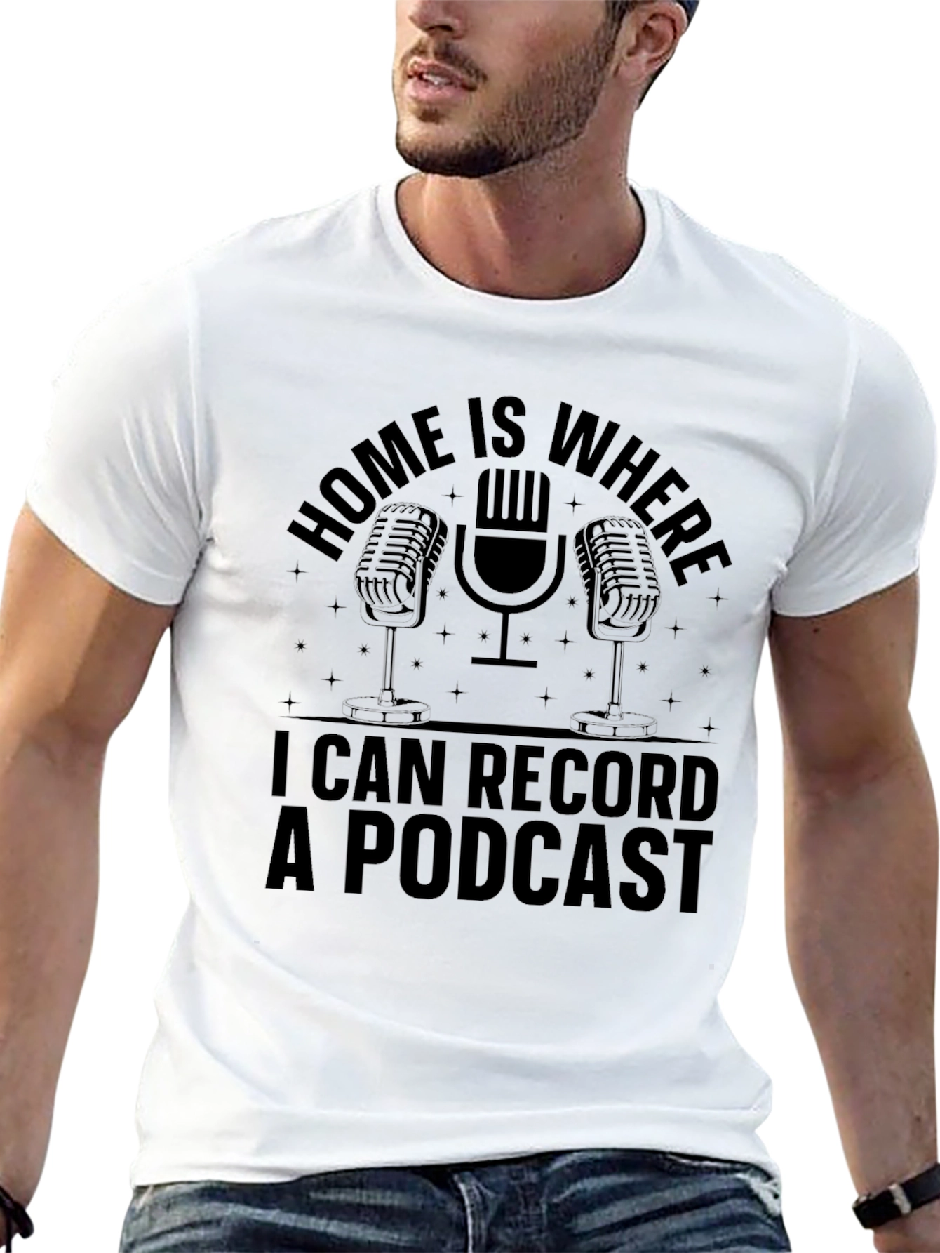 Home Podcast Recording T-Shirt