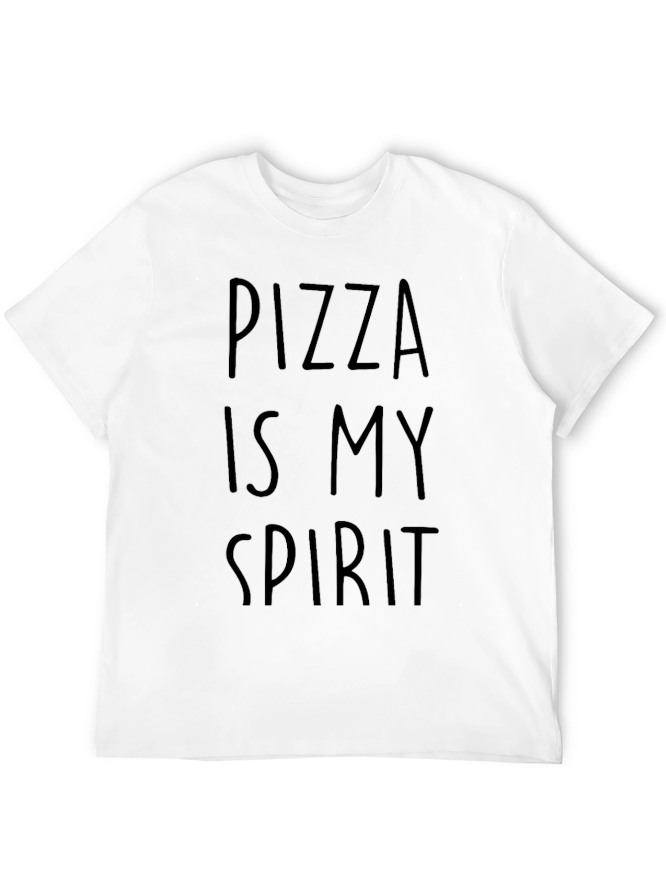 Pizza Is My Spirit T-Shirt - Black