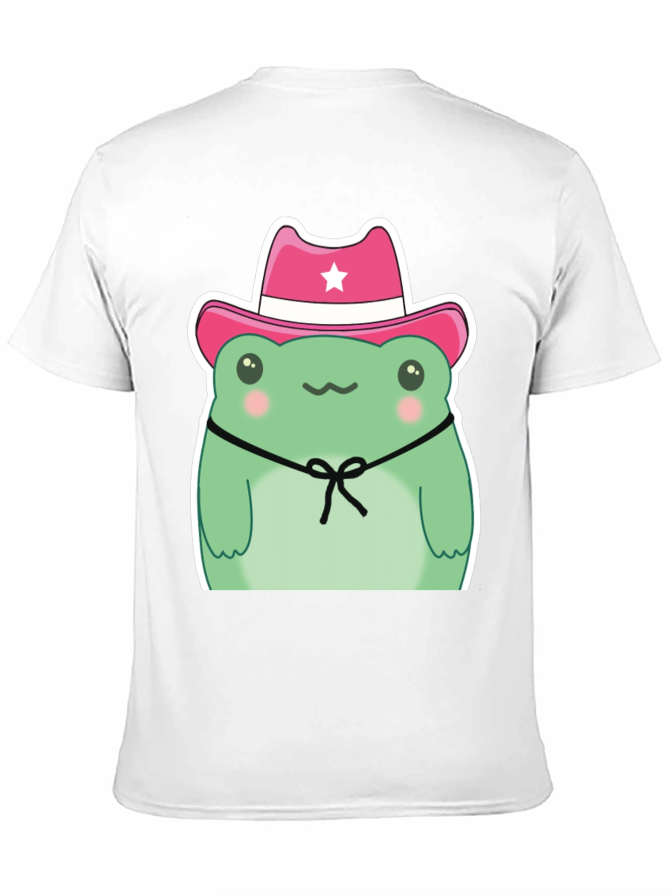 Cowboy Frog Graphic T-Shirt - Cute Cartoon Tee