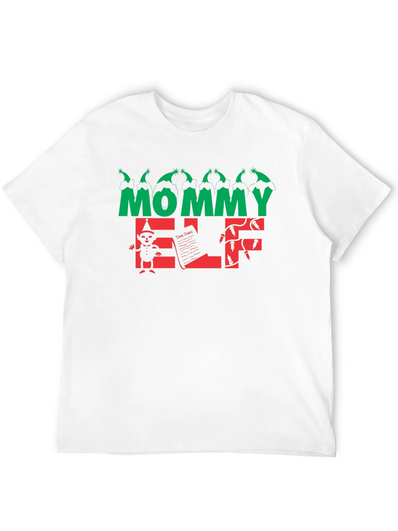Mommy Elf Christmas T-Shirt - Holiday Apparel