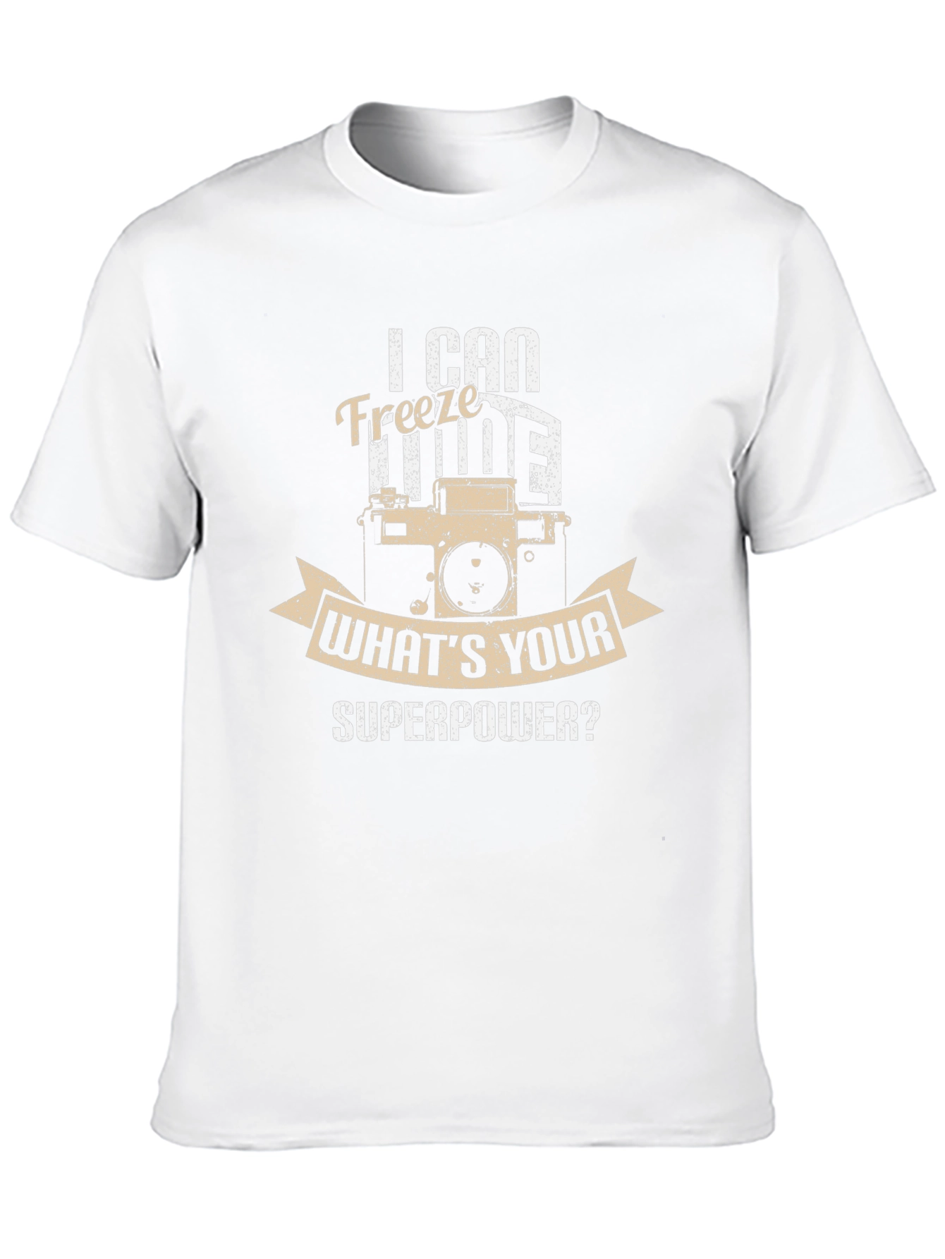 I Can Freeze Time T-Shirt - Photography Superpower Tee