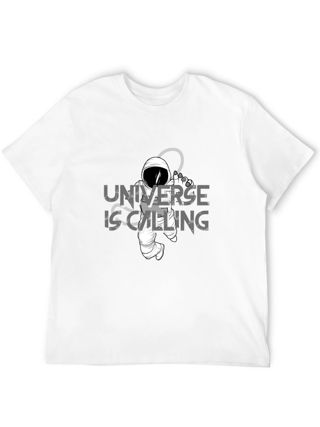 Universe is Calling Black T-Shirt
