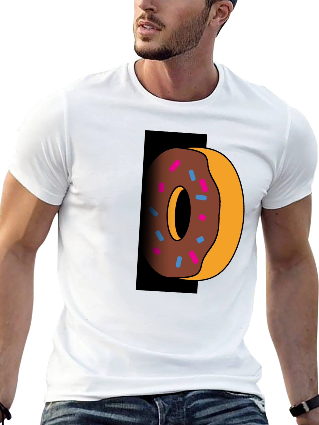 Donut Graphic Tee - Stylish Casual Comfort