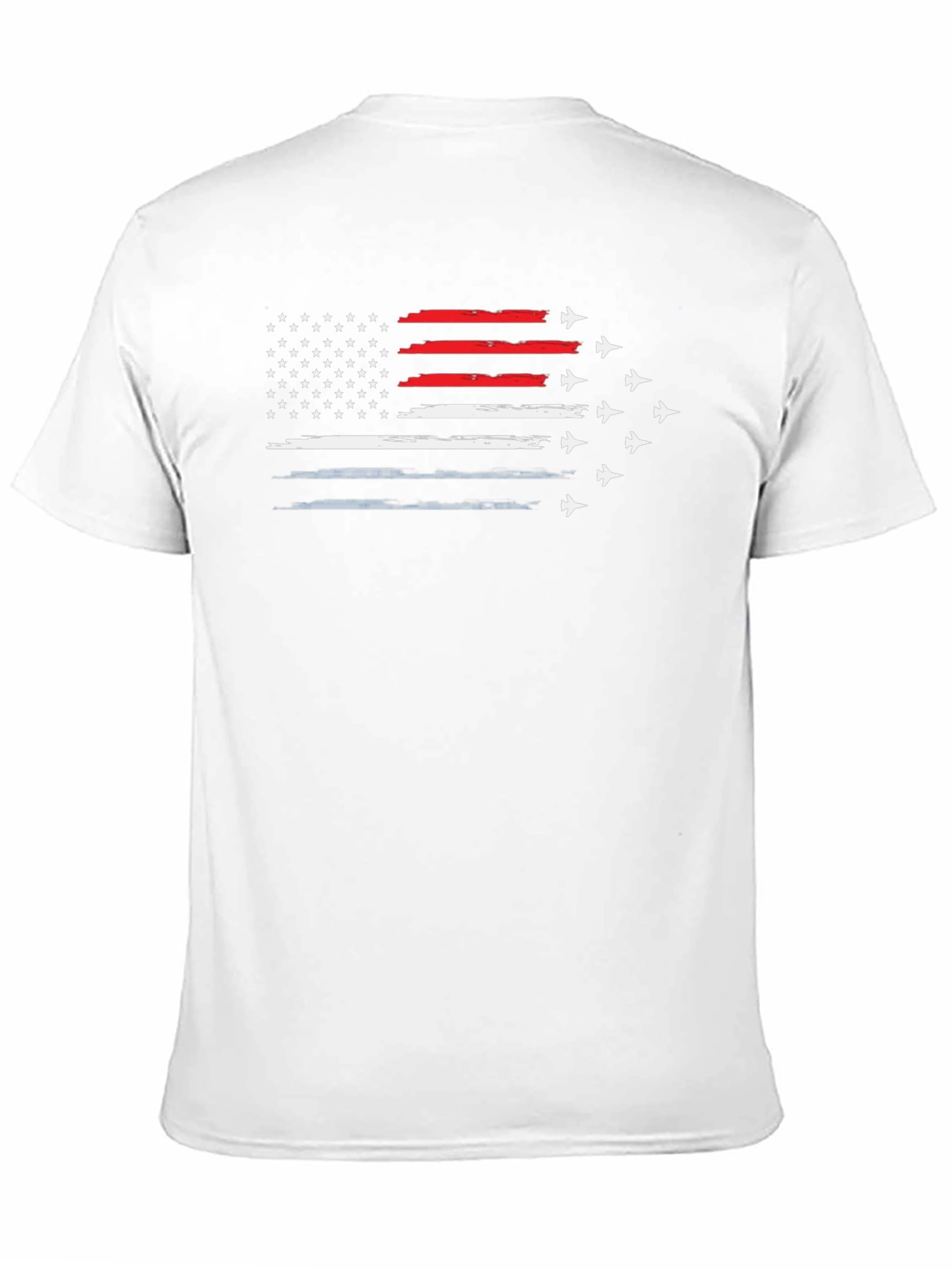 American Flag Fighter Jet T-Shirt