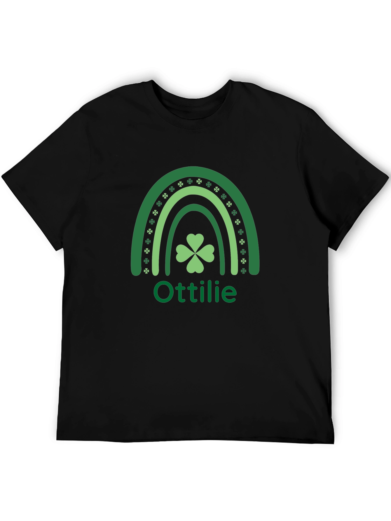 Ottilie St. Patricks Day Rainbow Clover T-Shirt