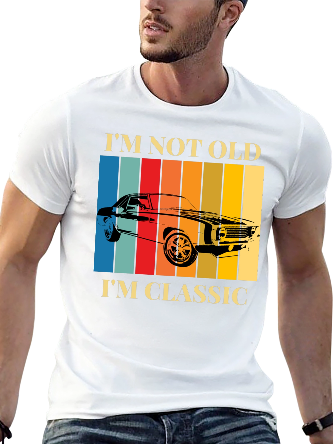 Im Not Old Im Classic Car Graphic T-Shirt