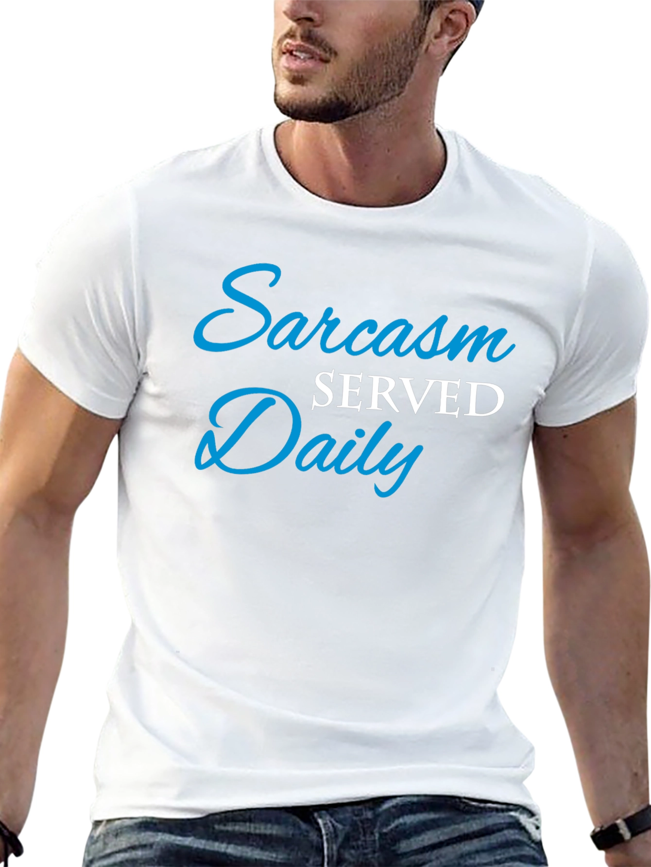 Sarcasm Served Daily T-Shirt - Funny Graphic Tee
