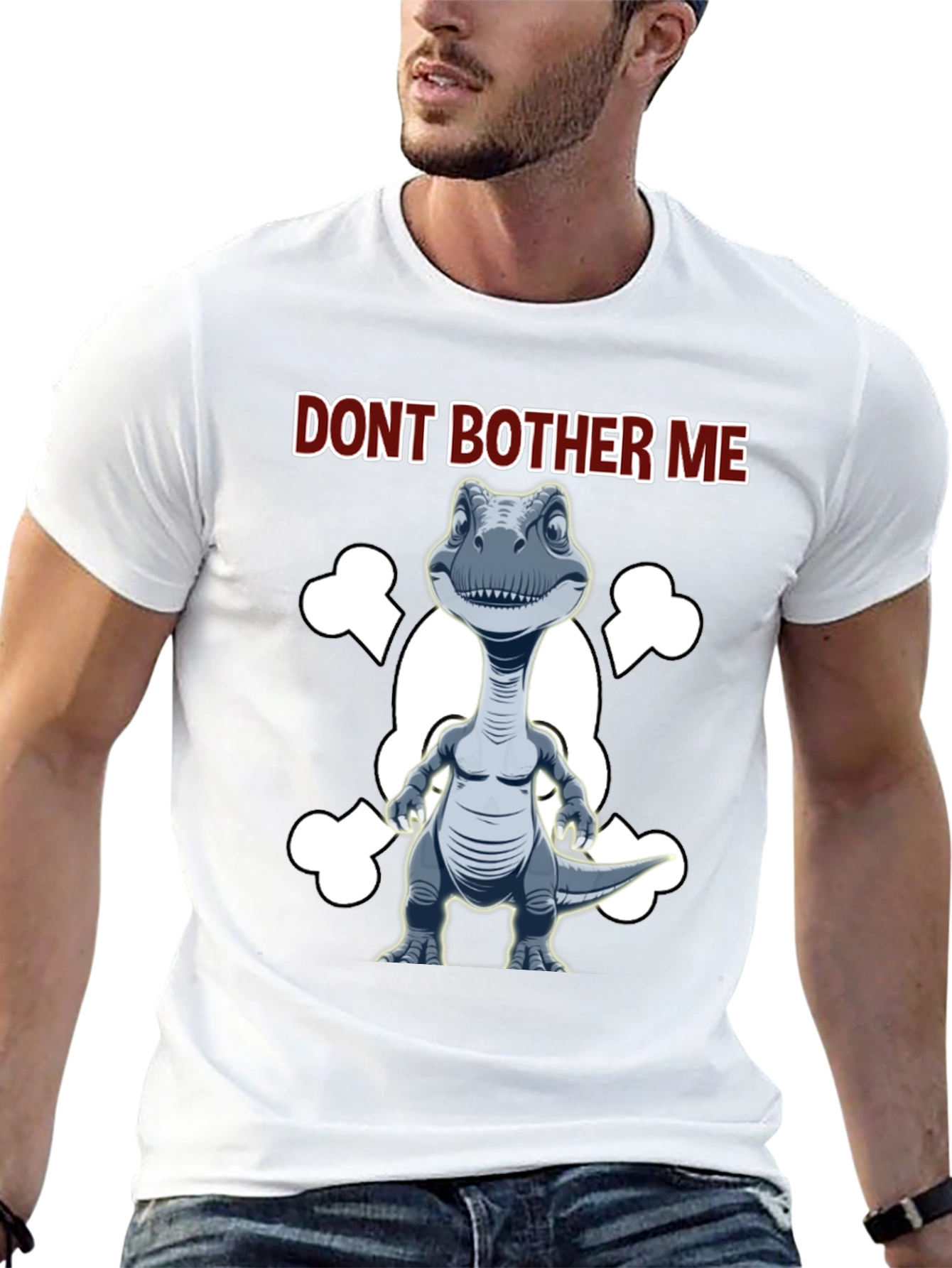 Dont Bother Me Dinosaur T-Shirt