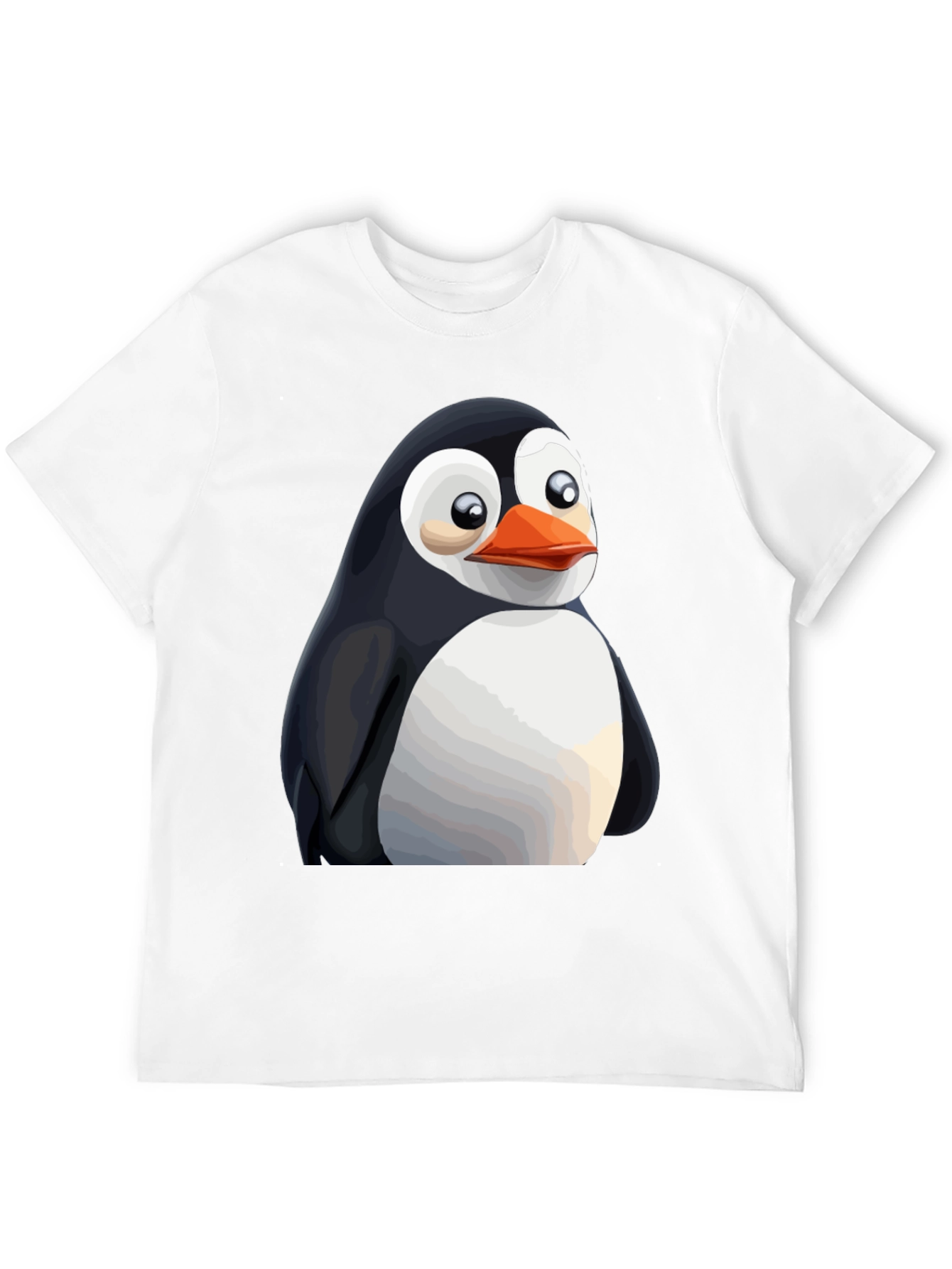 Penguin Graphic Print T-Shirt - Black