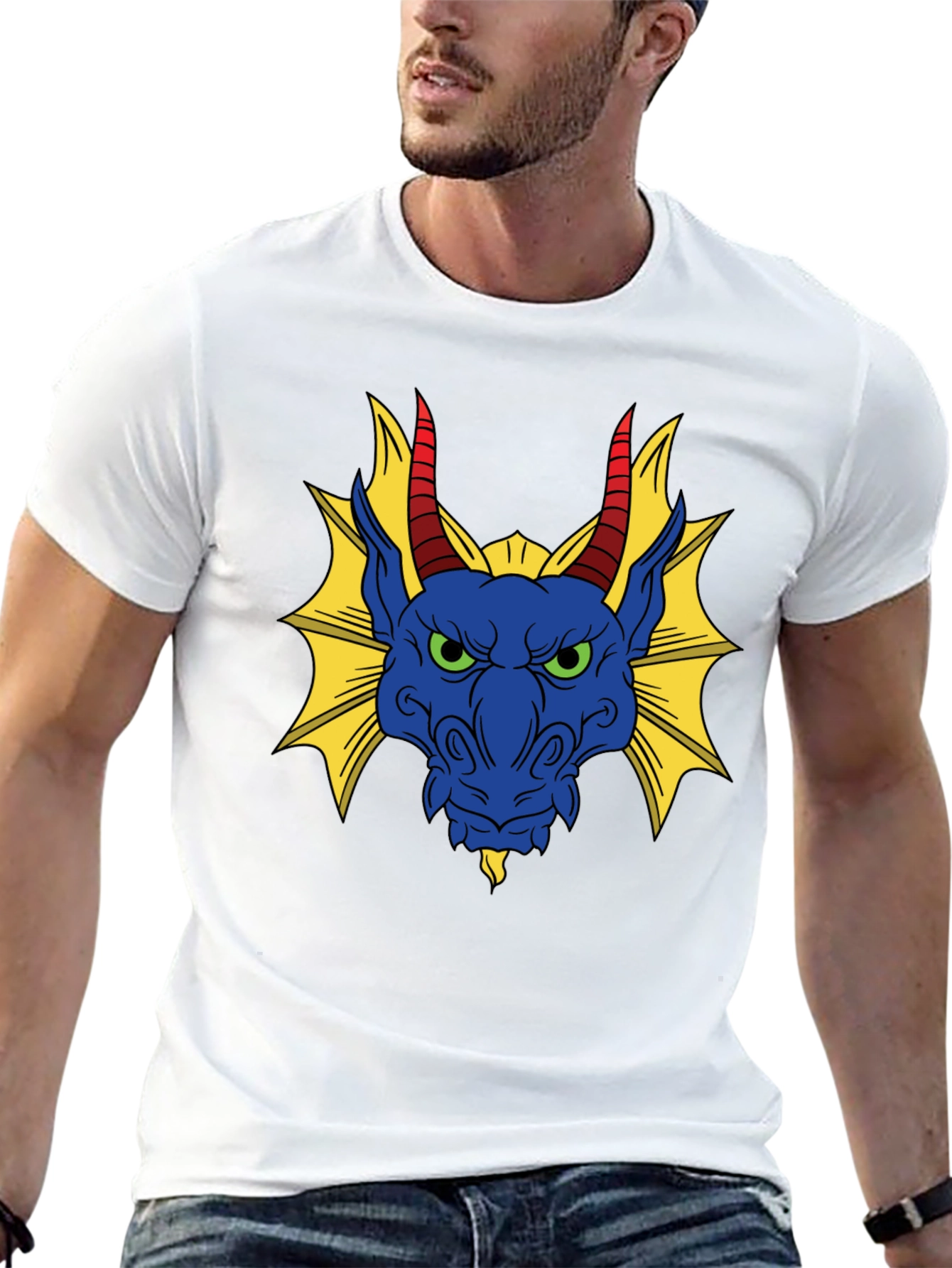 Dragon Graphic T-Shirt - Black