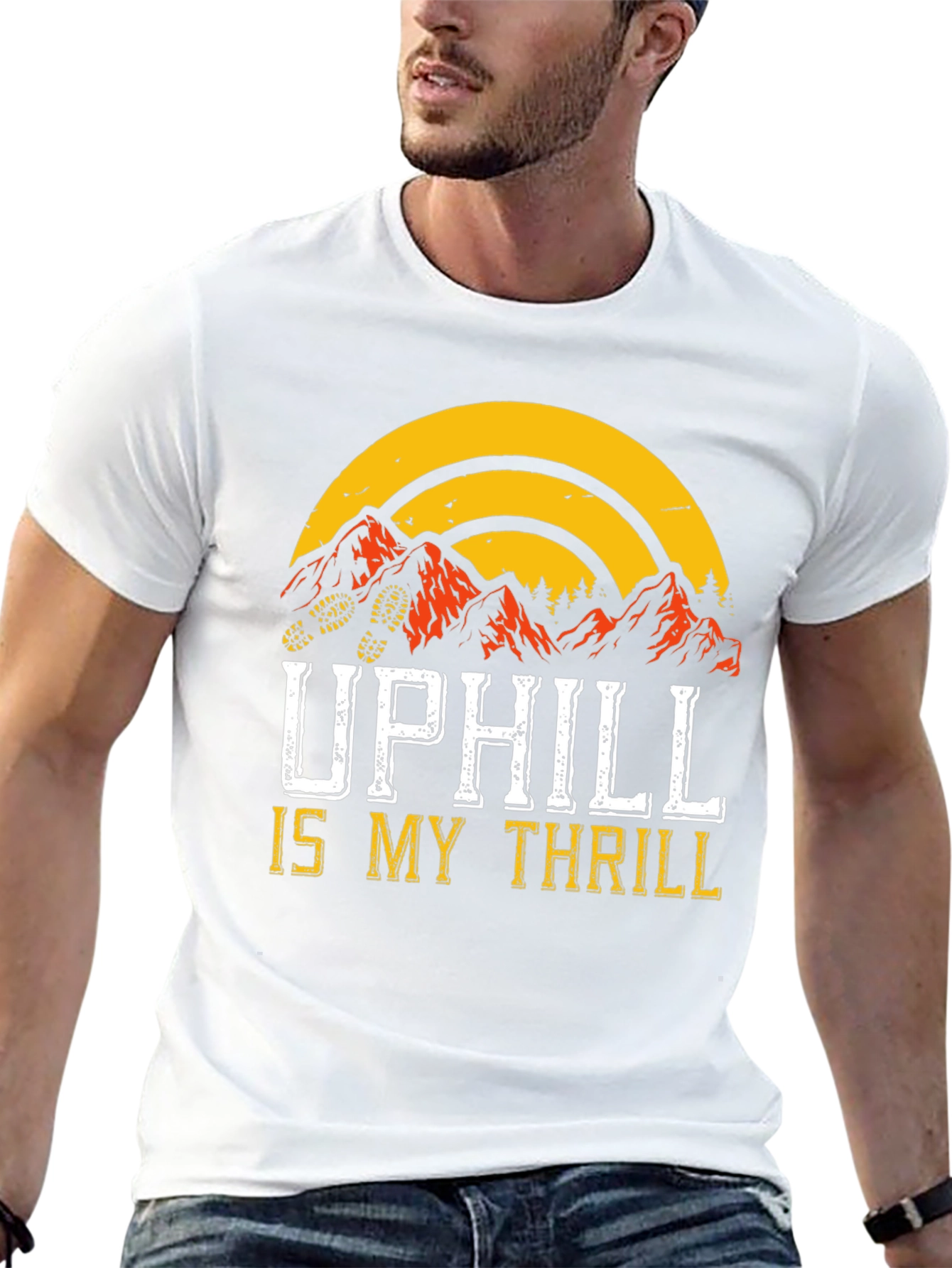 Uphill is My Thrill Graphic Tee