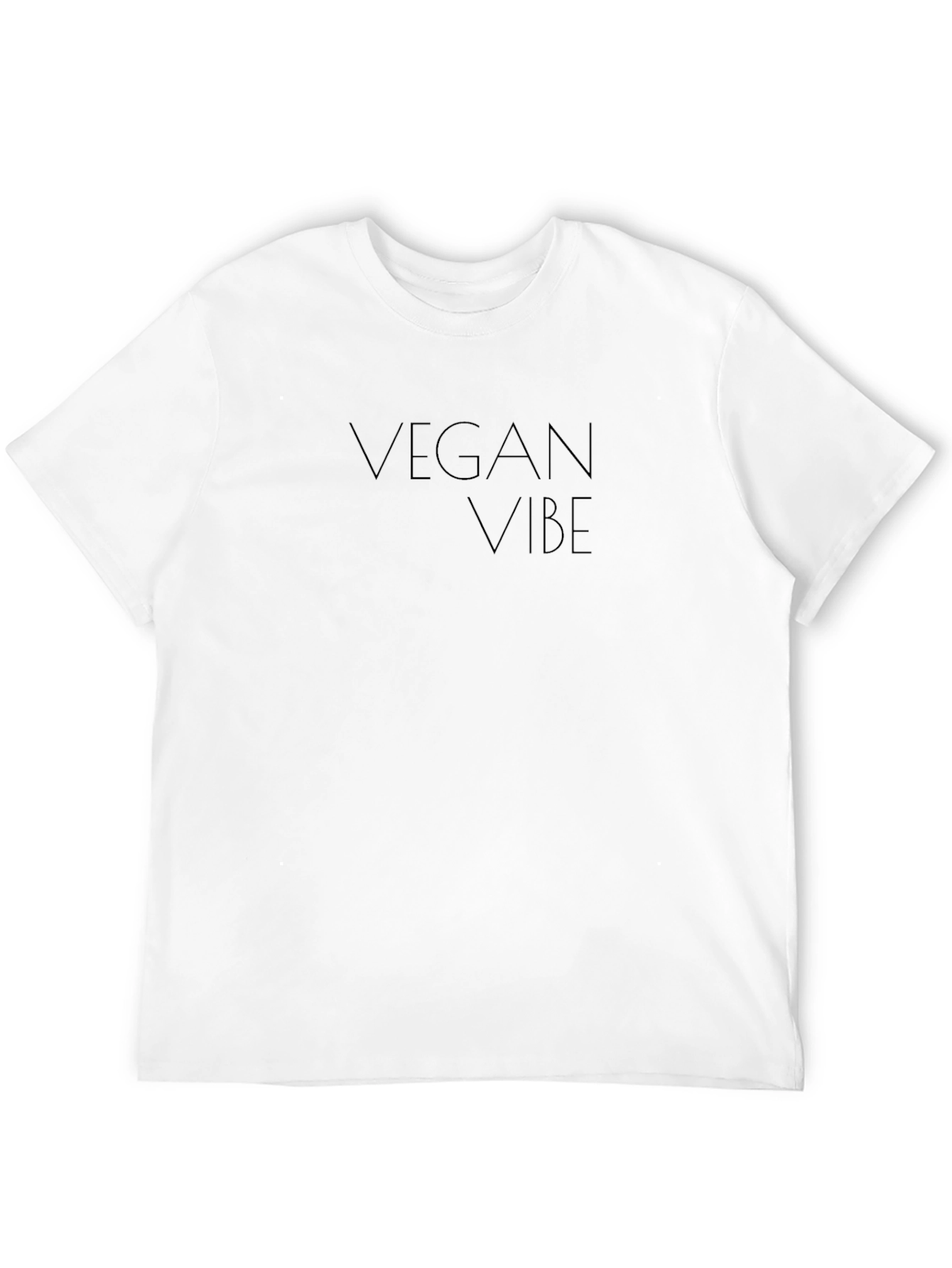 Vegan Vibe Black Graphic T-Shirt