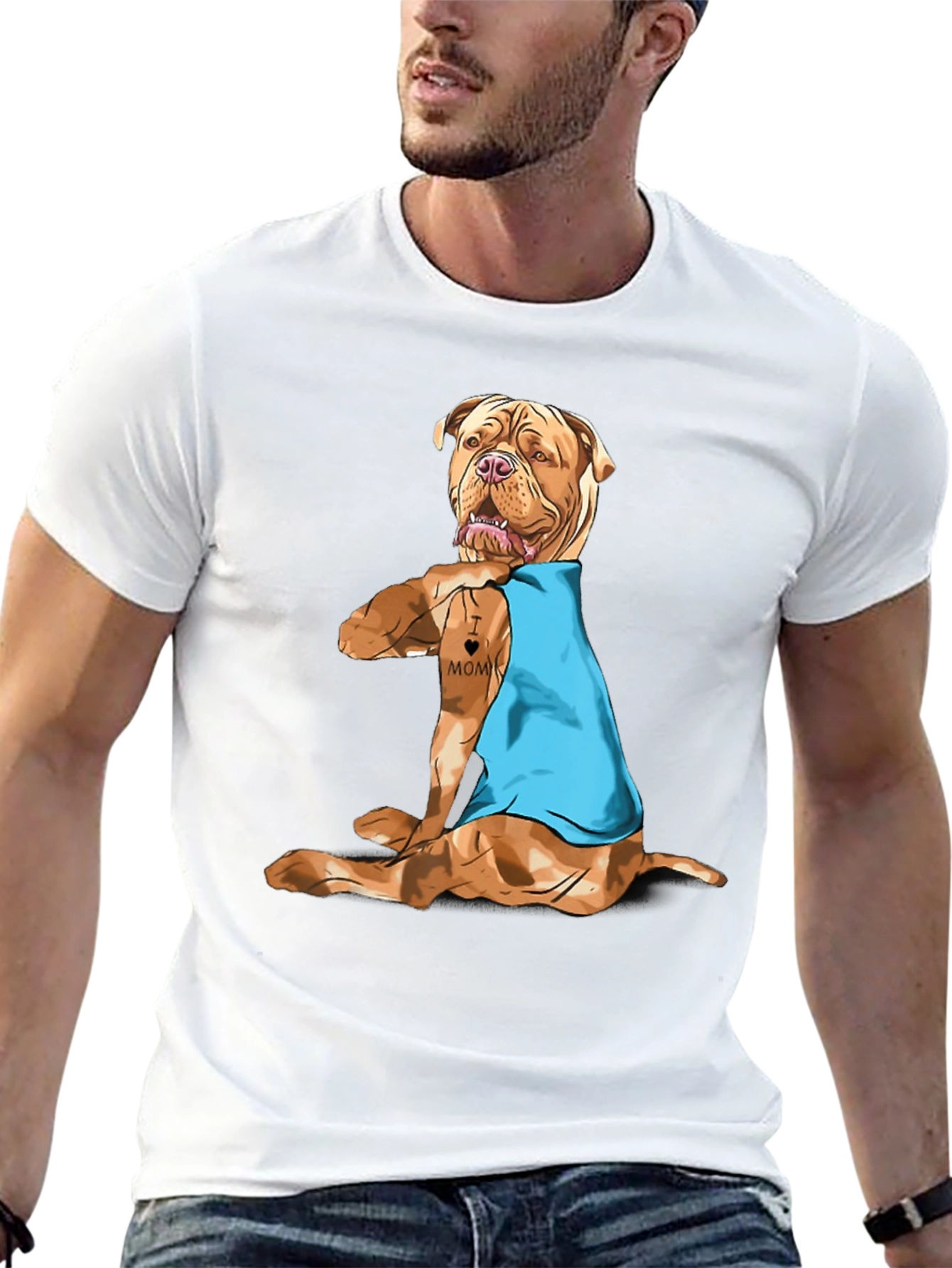 Dog Mom Tattoo T-Shirt - Cool Canine Tee