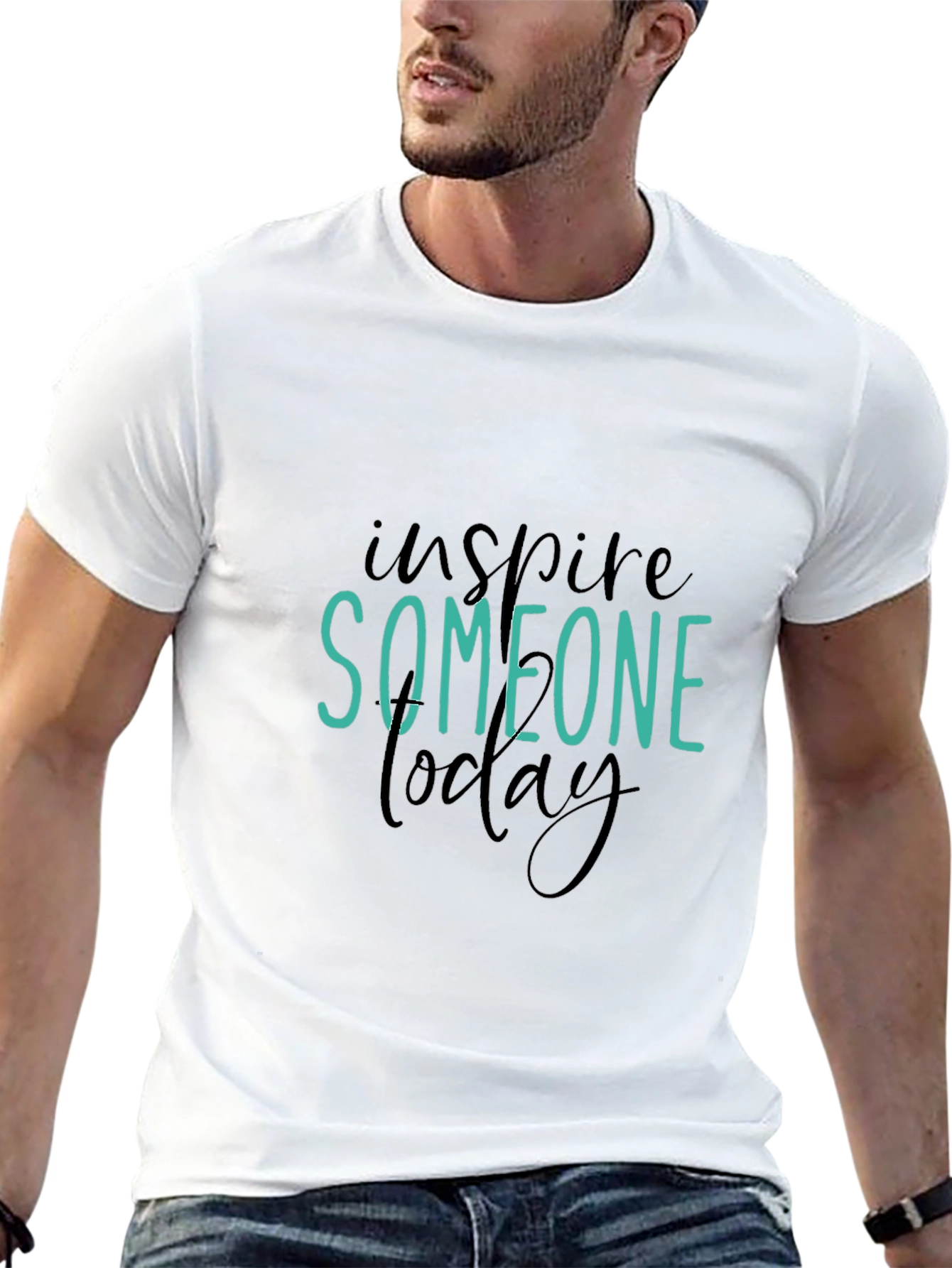 Inspire Someone Today Graphic Tee - Black