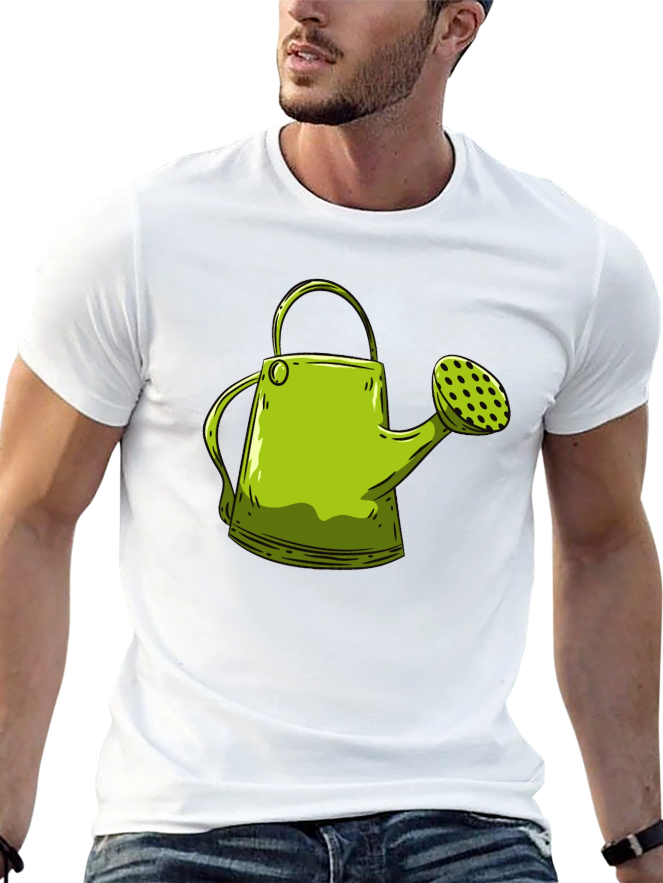 Watering Can T-Shirt - Garden Humor Tee