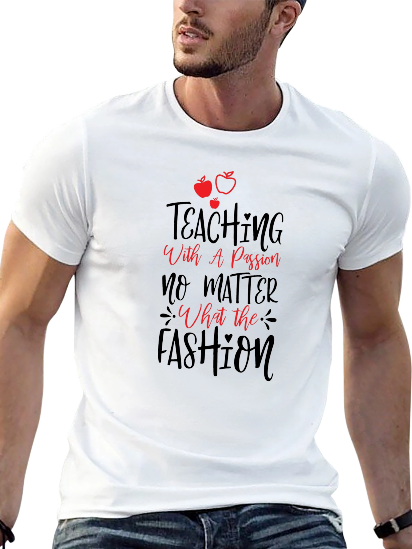 Teaching with Passion Black Graphic Tee