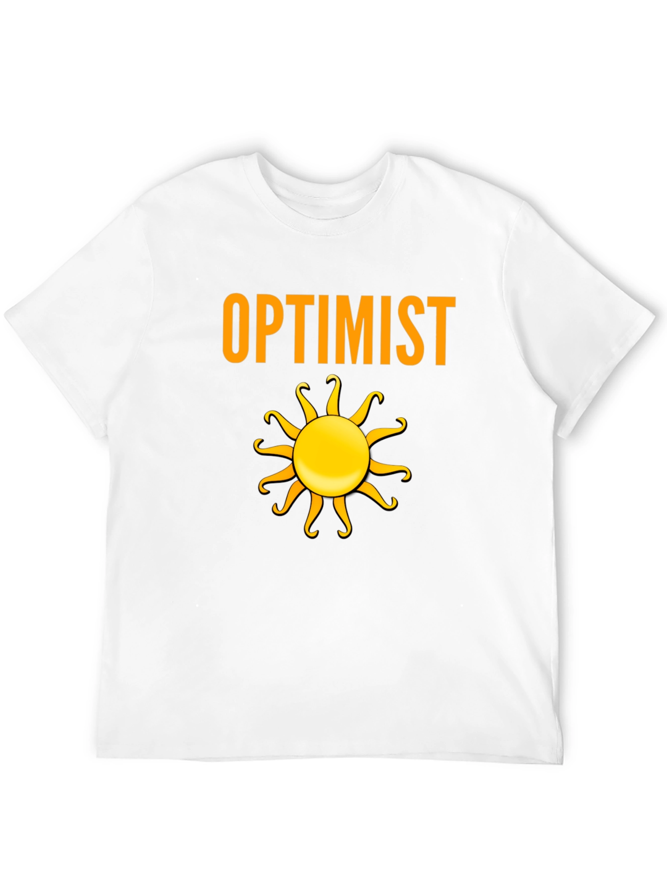 Optimist Sun Graphic T-Shirt - Positive Vibes Only