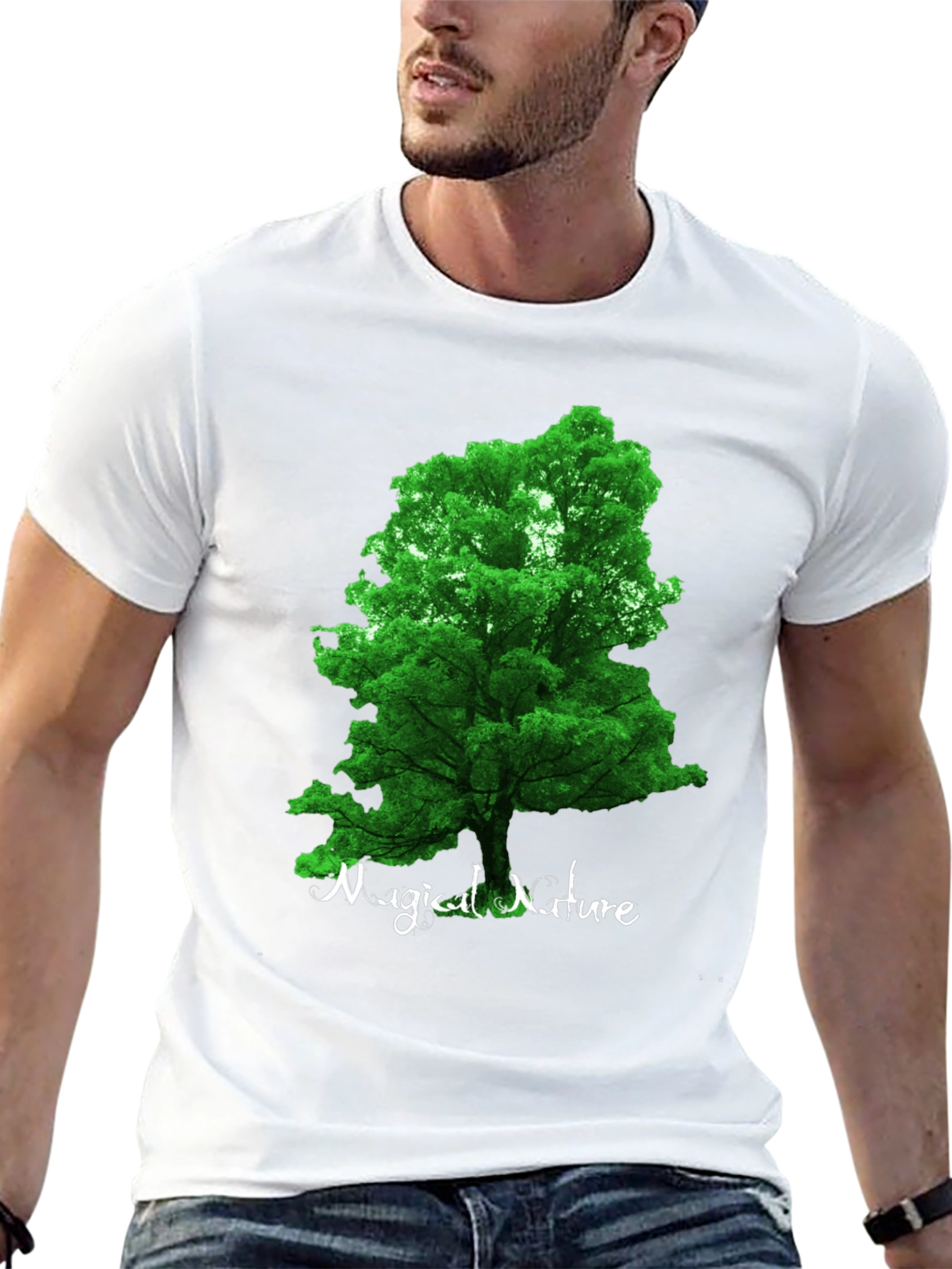 Magical Nature Tree Graphic Tee - Soft Cotton Blend