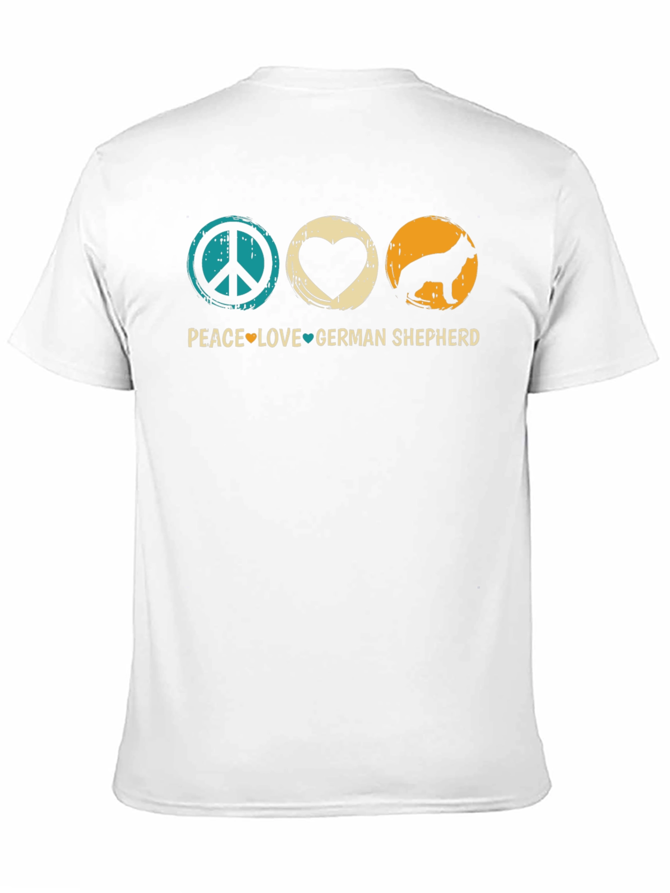 Peace Love German Shepherd T-Shirt