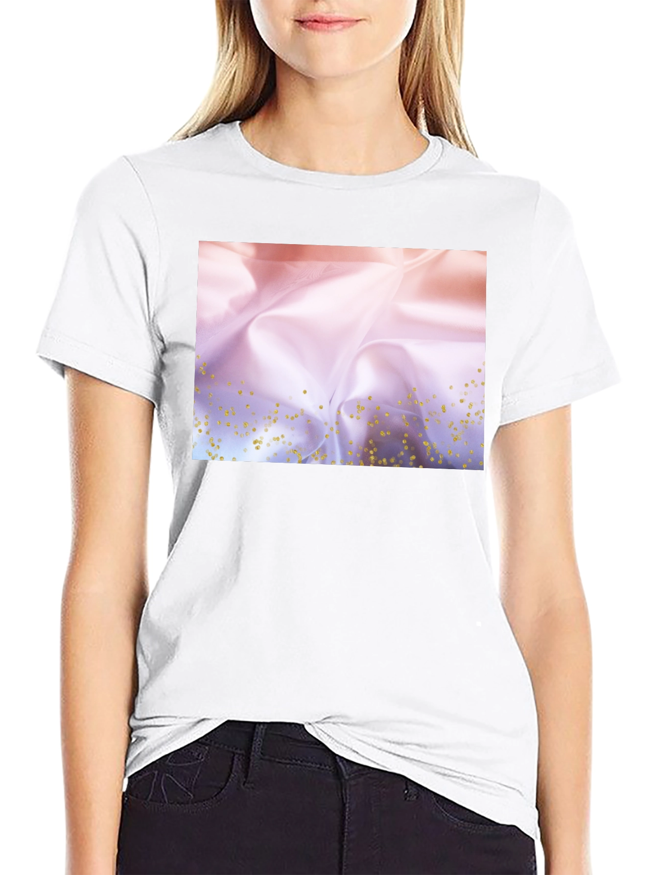 Elegant Silk T-Shirt