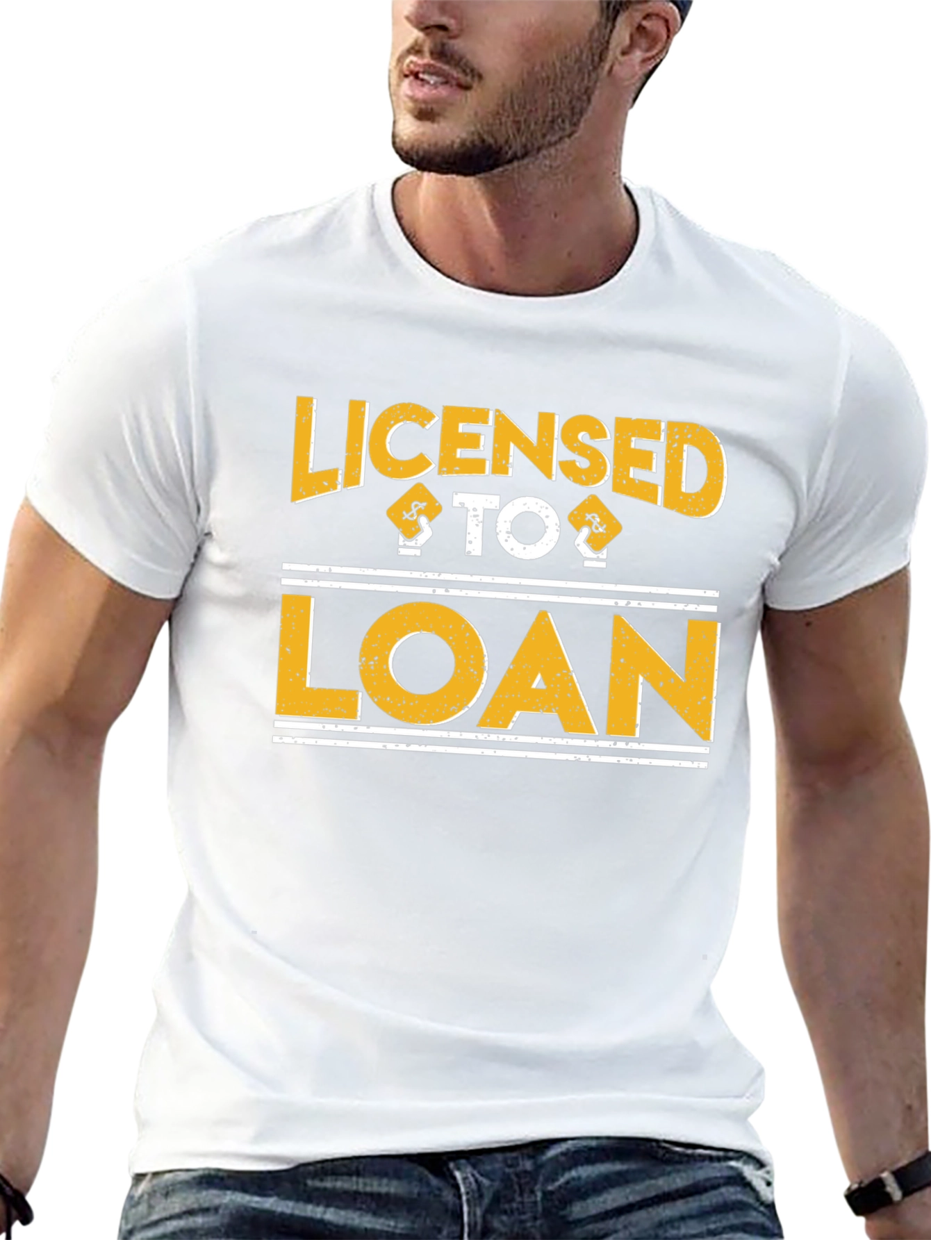 Licensed to Loan Black Cotton T-Shirt
